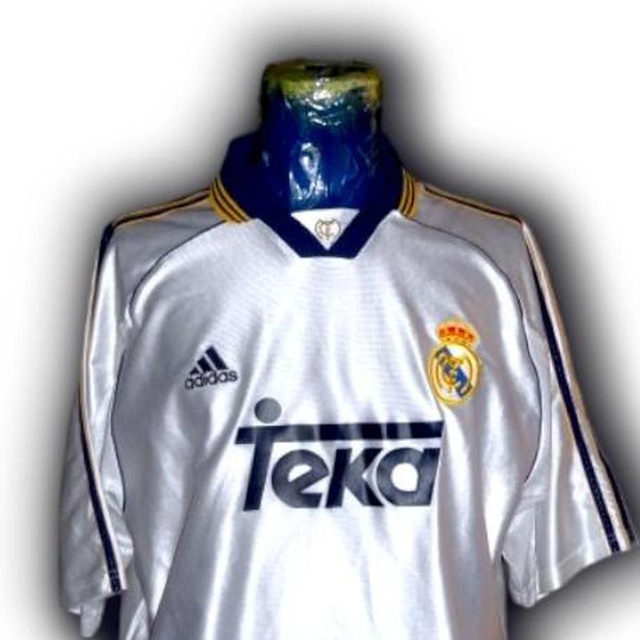 Adidas Real Madrid Spain 1998 1999 2000 Home Shirt Jersey Size US XL / EU 56 / 4 - 1 Thumbnail