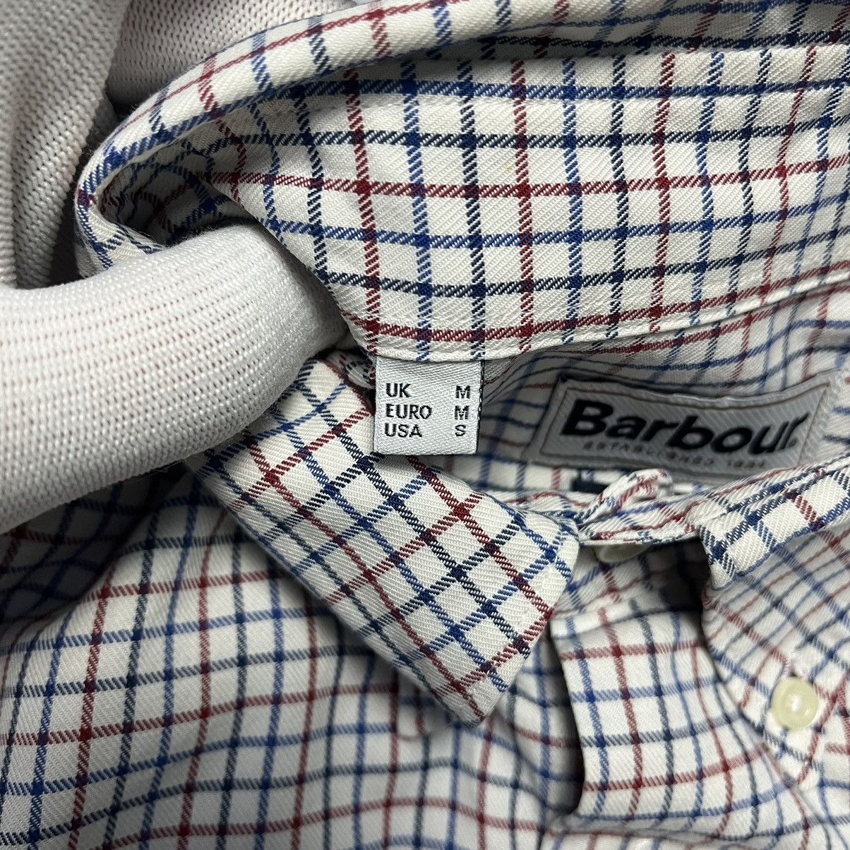 Barbour × Designer Vintage Barbour Checkered Flannel Shirt Luxury Button Down Size US M / EU 48-50 / 2 - 4 Thumbnail