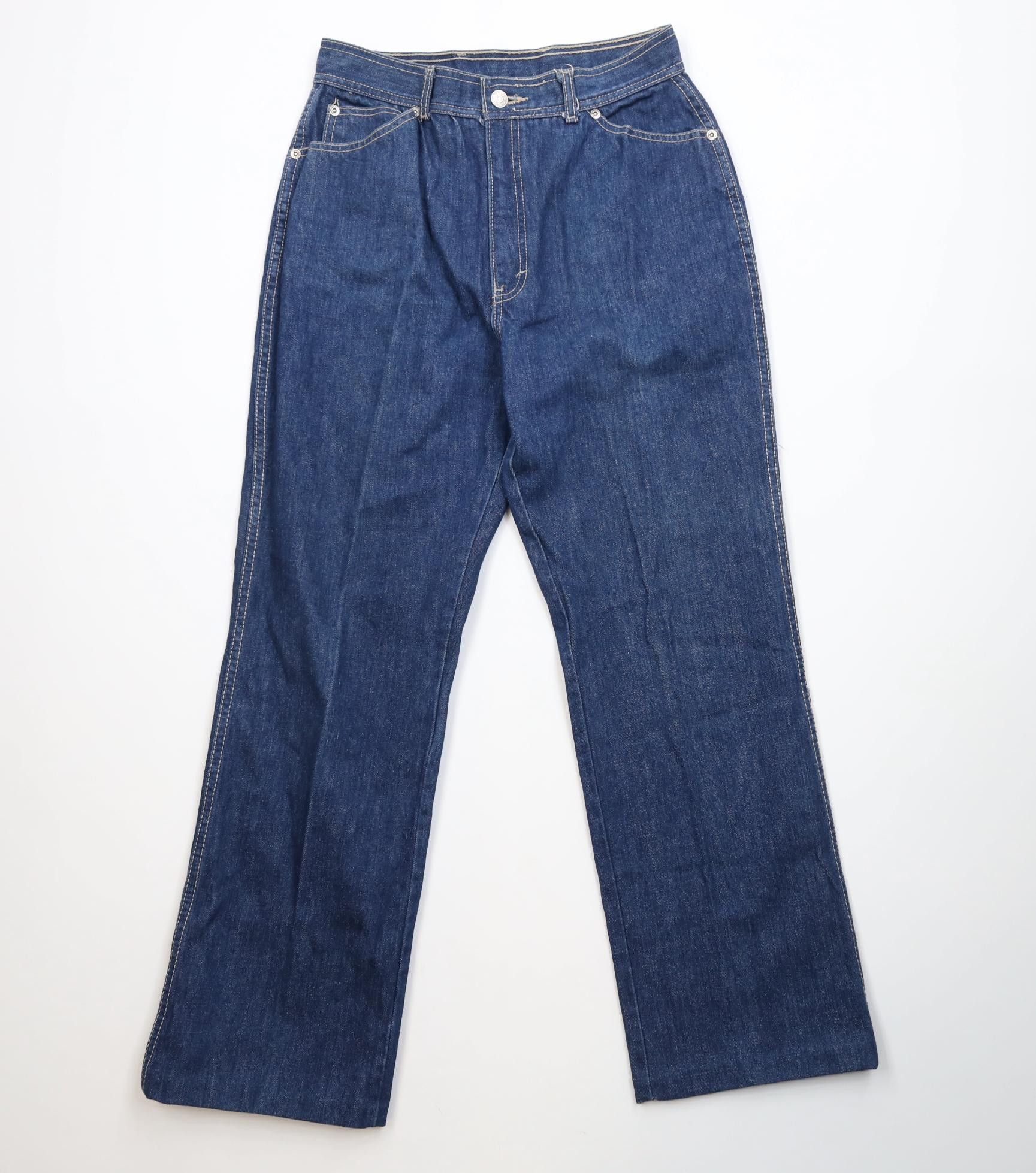 Oscar De La Renta Vintage 80s 90s Oscar de la Renta Wide Leg Denim Jeans Size 38" / US 16 / IT 52 - 1 Thumbnail