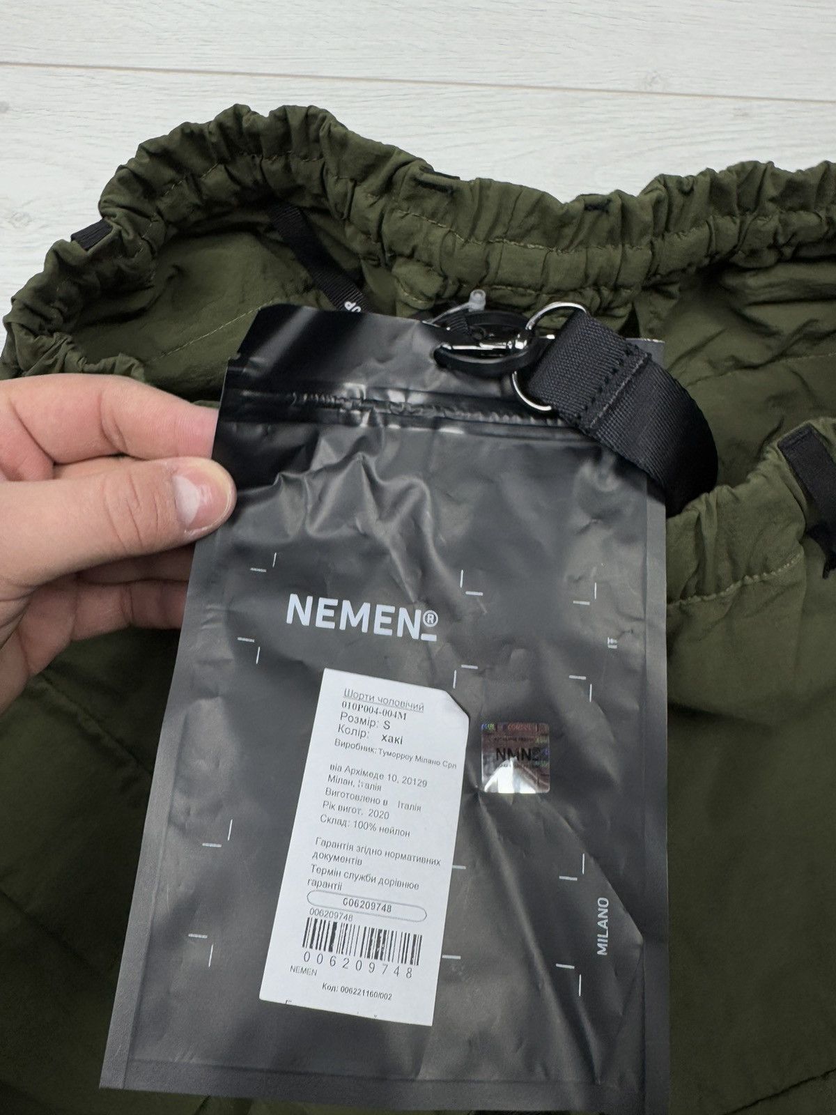Japanese Brand × Nemen Nemen_ Green Cargo Shorts Size S Size US 30 / EU 46 - 6 Thumbnail