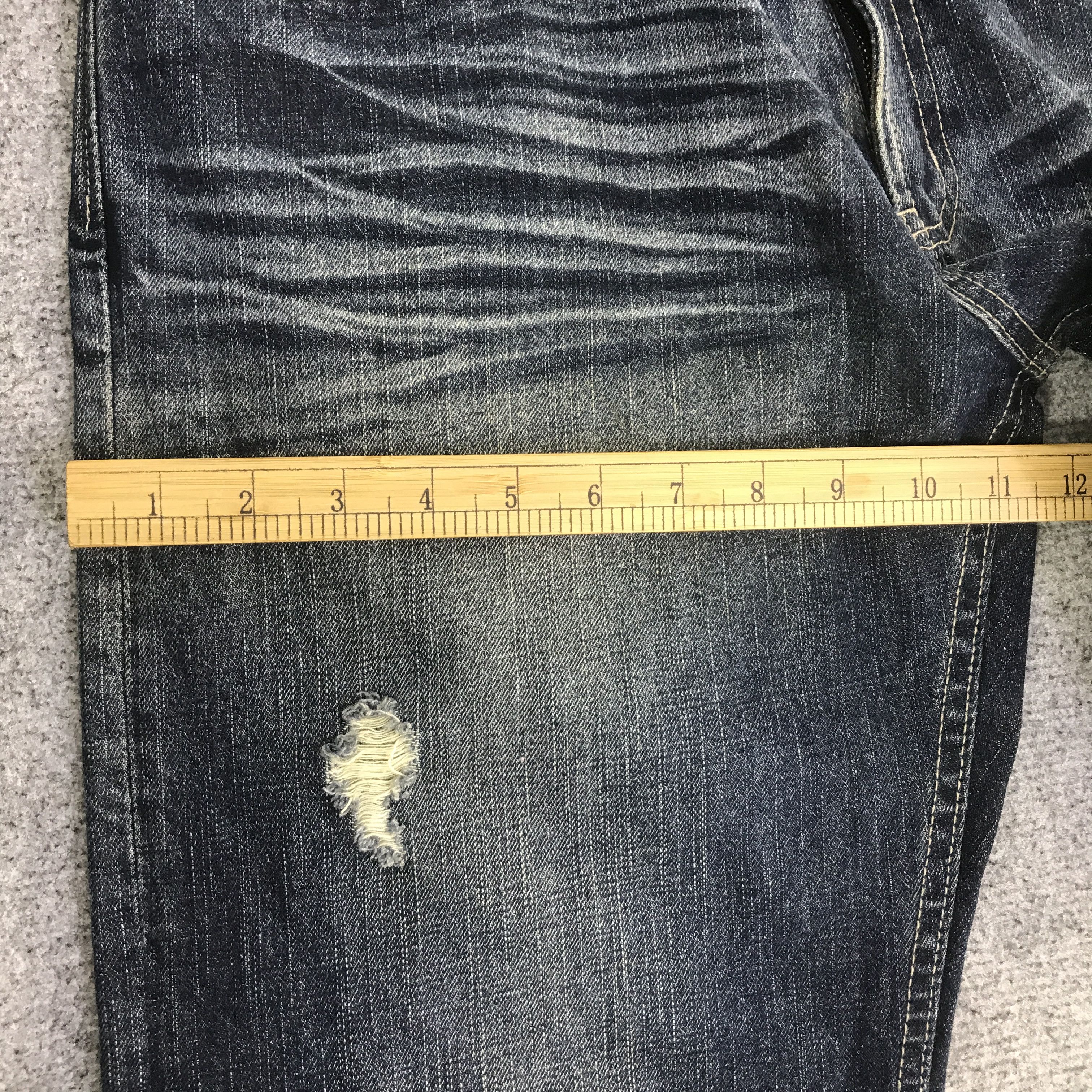Japanese Brand Japan design sorridere distressed denim jeans pants Size US 33 - 8 Thumbnail