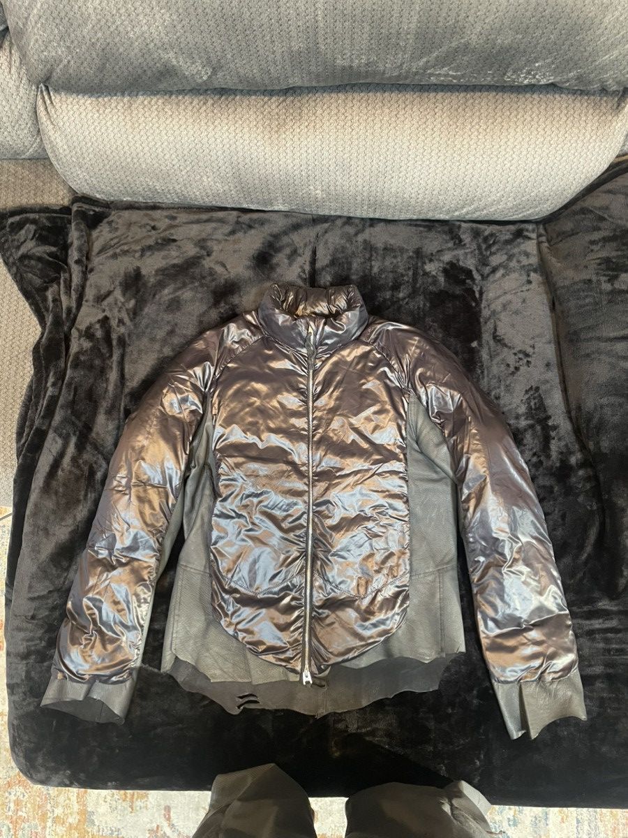 Takahiromiyashita The Soloist. TheSoloist ‘compact’ deerskin primaloft goose down puffer Size US XS / EU 42 / 0 - 2 Thumbnail