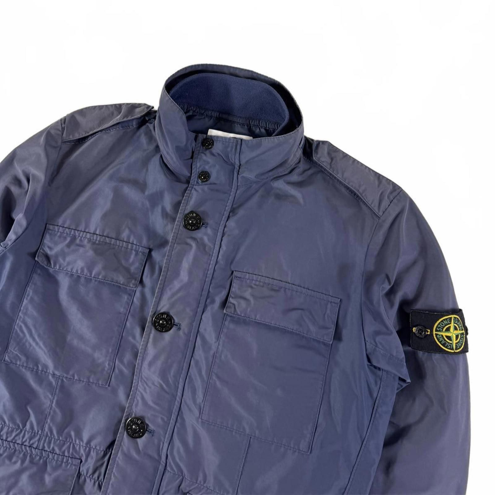 Stone Island Stone Island Micro Reps Field Jacket Blue Large Size US L / EU 52-54 / 3 - 2 Thumbnail