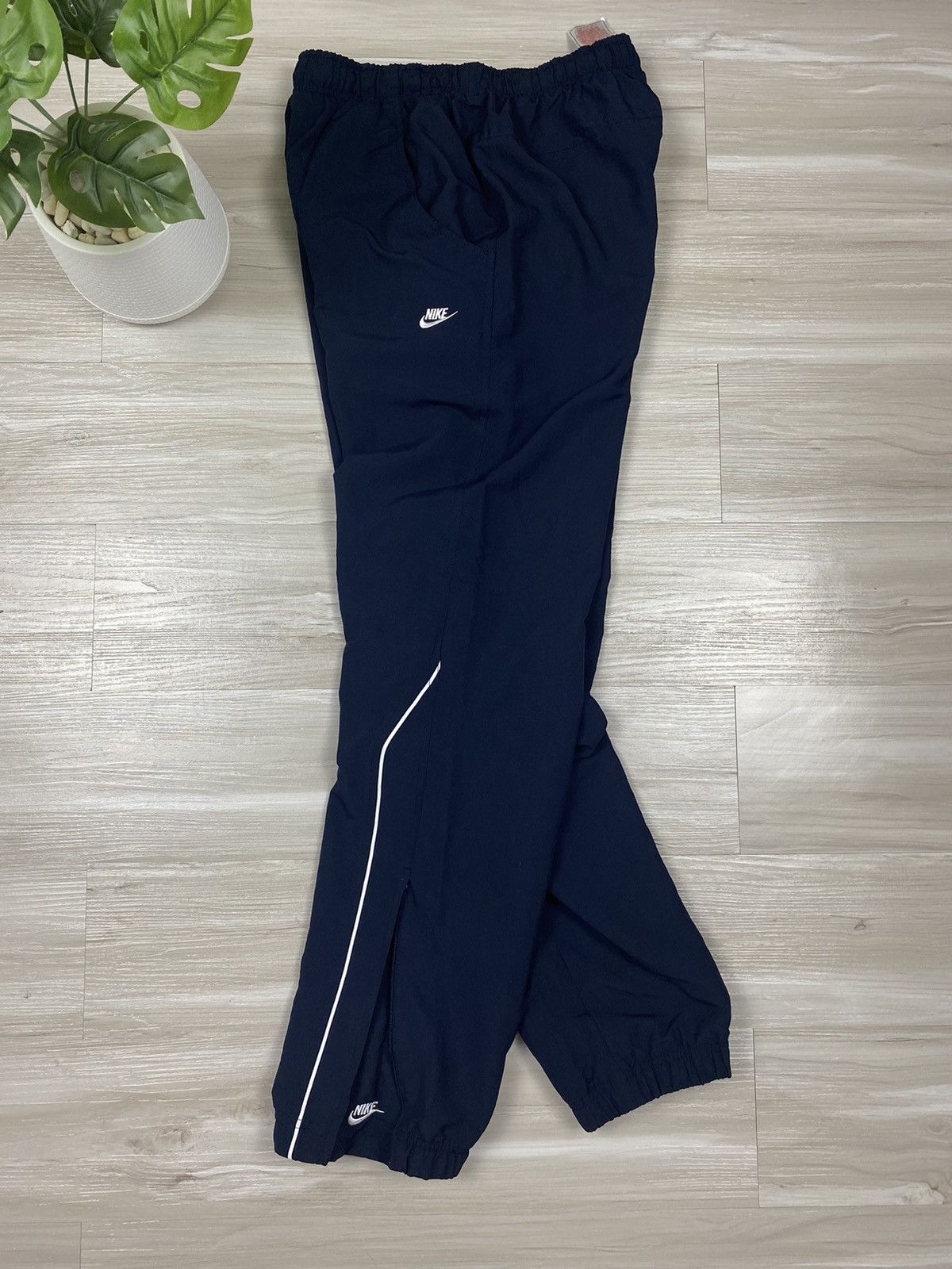 Nike × Vintage Nike Y2K Double swoosh Vintage Nylon Track Pants Drill Track Size US 30 / EU 46 - 3 Thumbnail