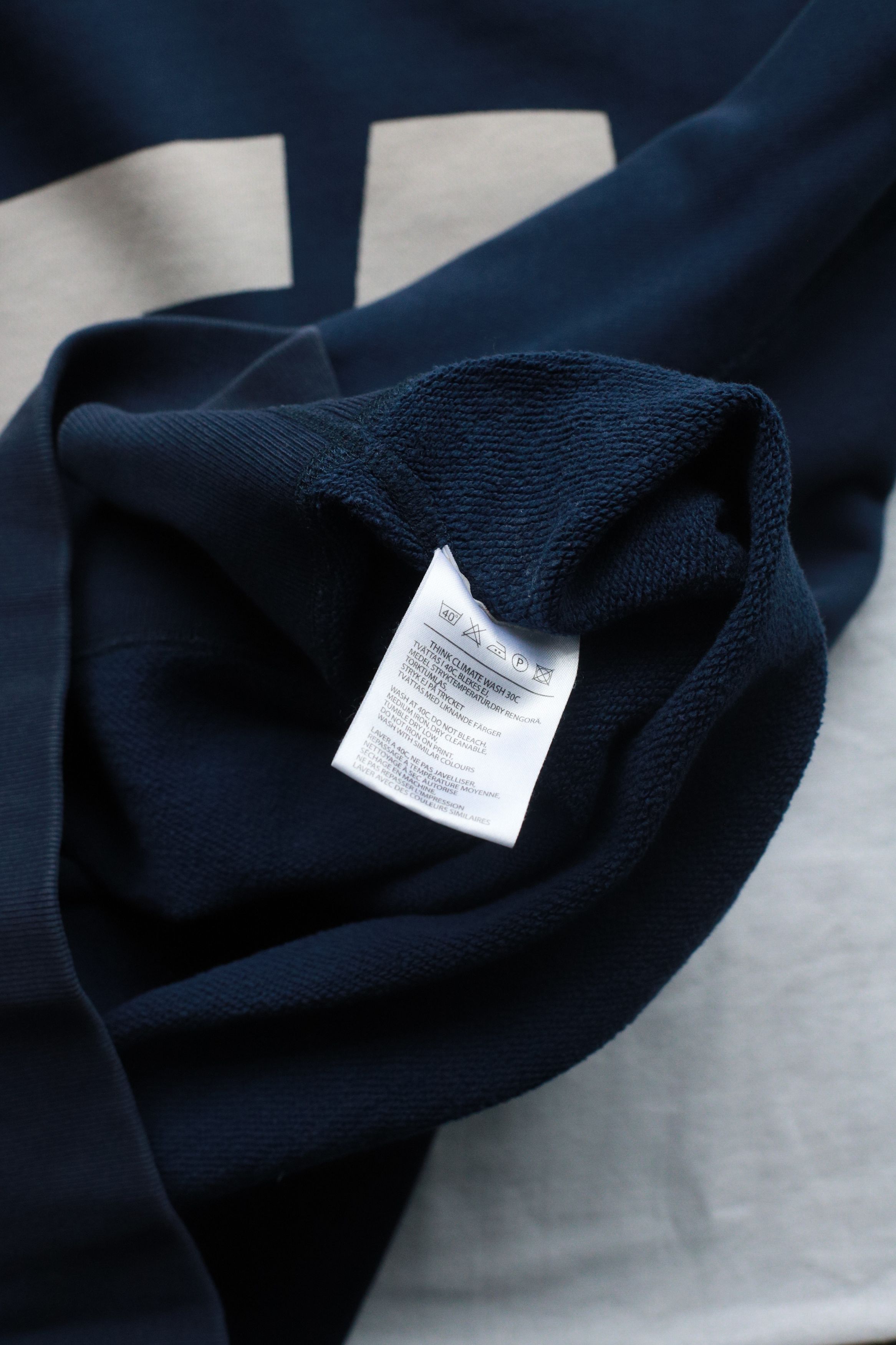 Acne Studios Acne Studios PEACE College AW12 Big Logo Sweatshirt Size L / US 10 / IT 46 - 15 Thumbnail