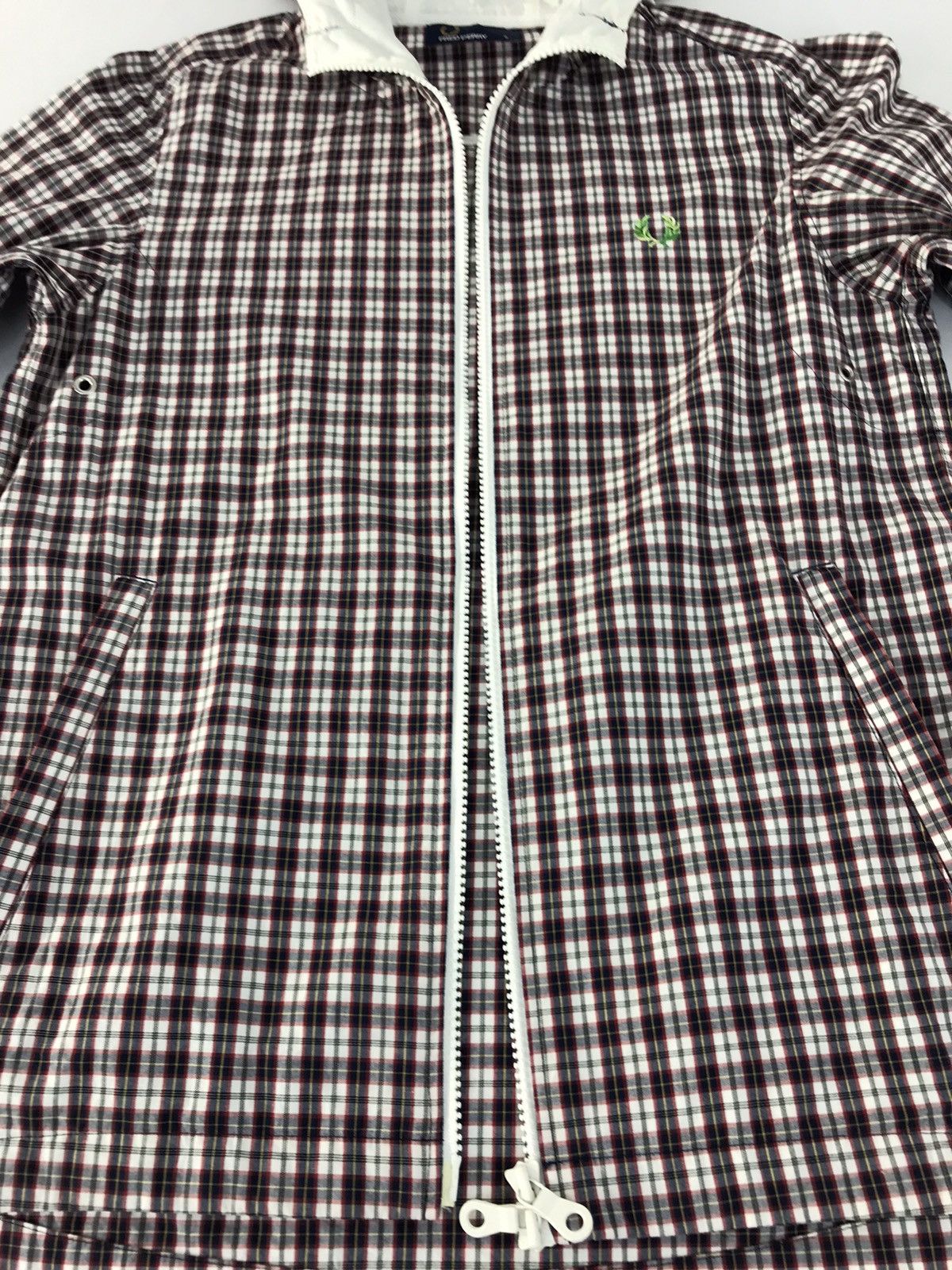 Fred Perry Bomber Jacket Fred Perry Design Plaid Zipper Hoodie Size US S / EU 44-46 / 1 - 7 Thumbnail