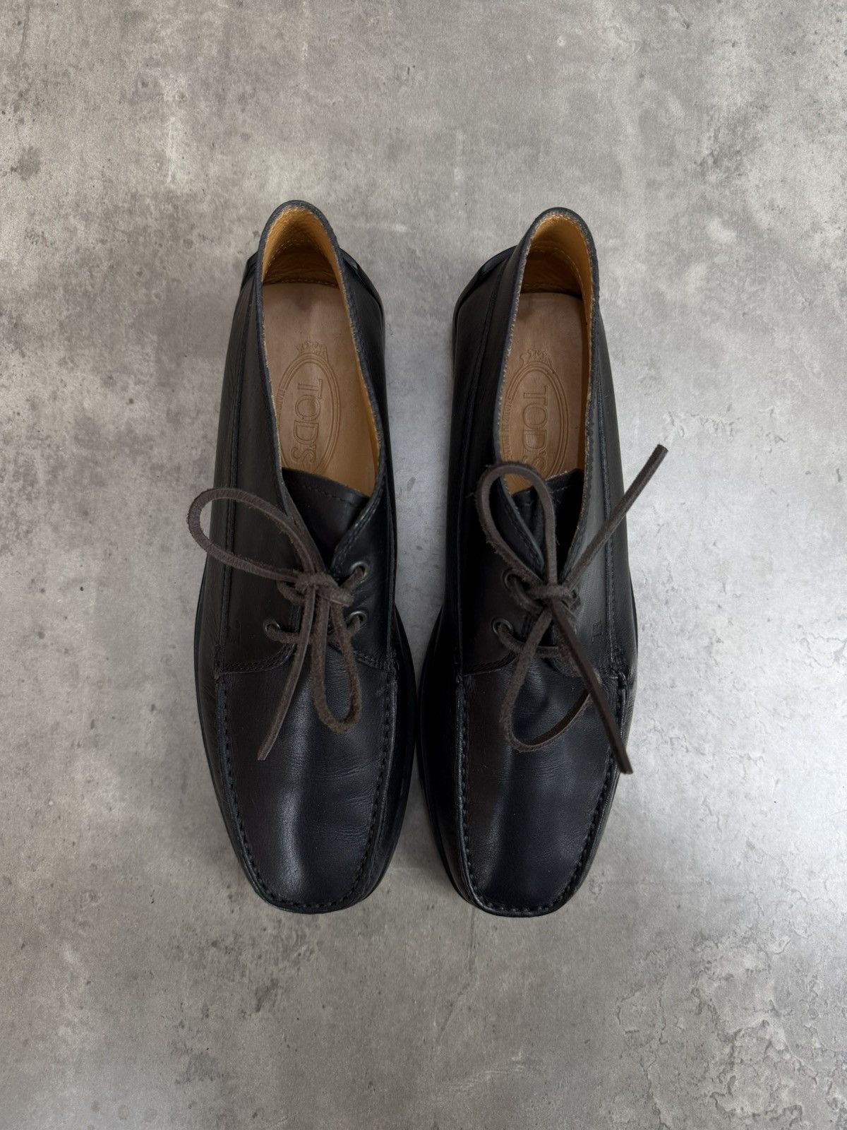 Tod's Tod’s Leather Driving Shoes Black Moccasins Size Uk 8 1/2 Size US 9.5 / EU 42-43 - 10 Thumbnail