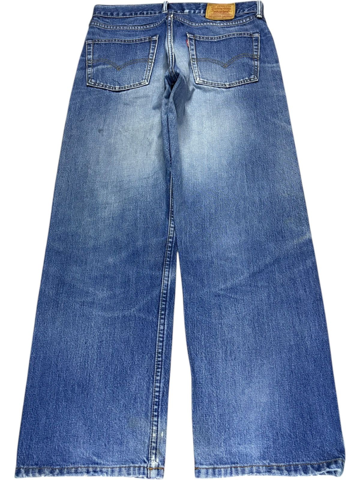 Levi's Vintage 90s Levis 503 Faded Wash Distressed Baggy Jeans Size US 32 / EU 48 - 2 Thumbnail