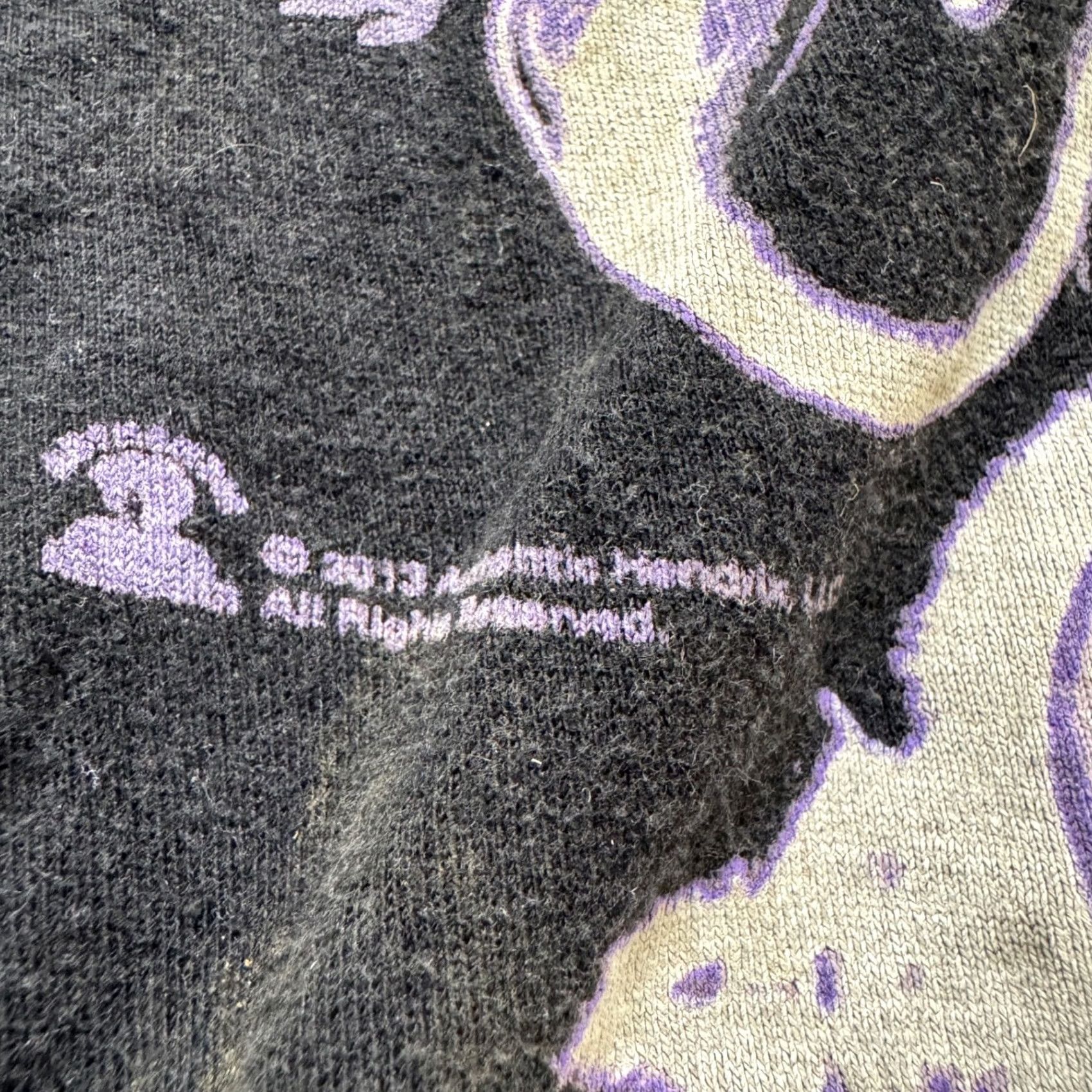 The Unbranded Brand Jimi Hendrix T-Shirt XS Men Purple 2013 Axis Bold As Love Rock Music Stained Y2K Size US XS / EU 42 / 0 - 6 Thumbnail