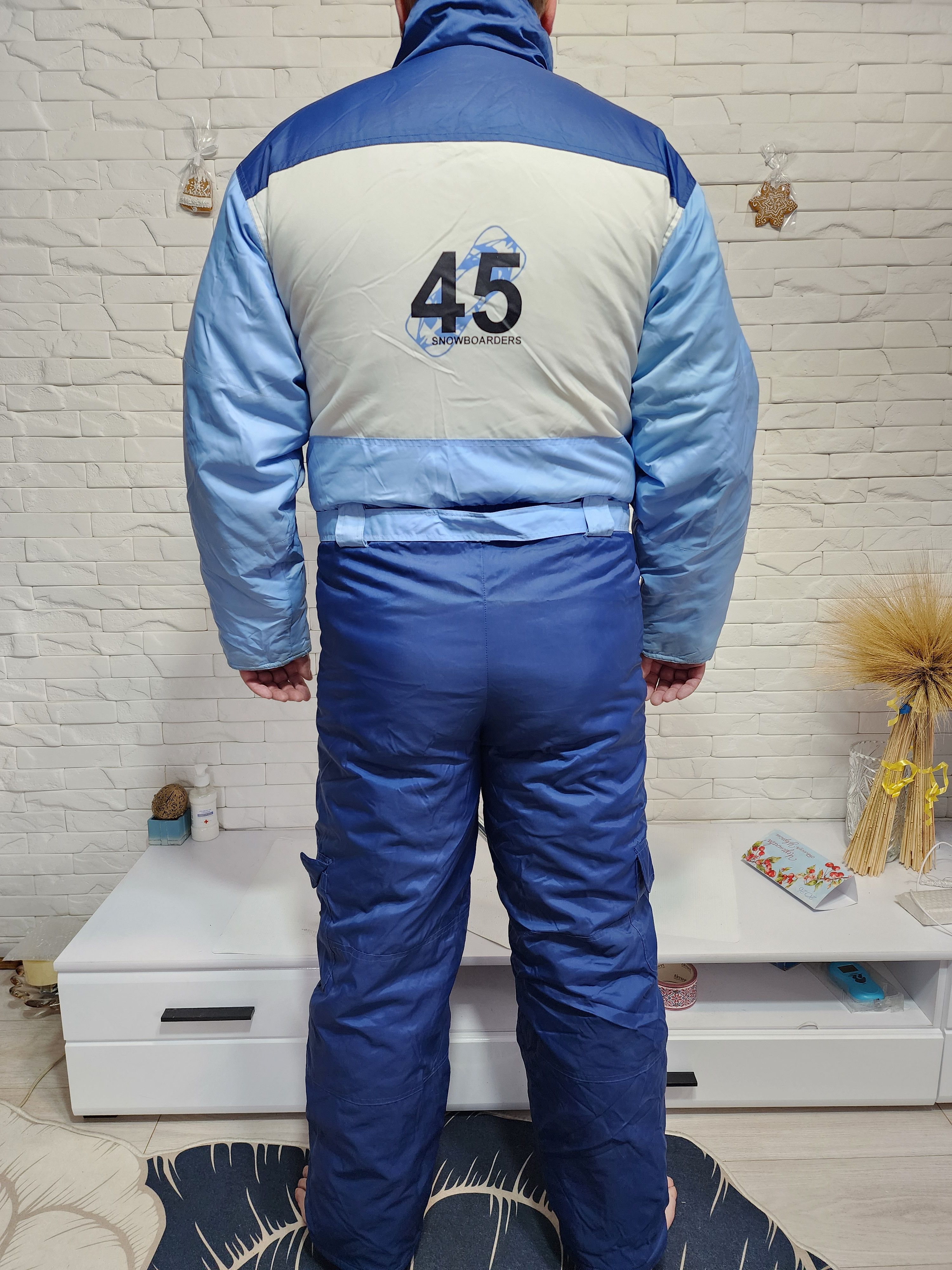 Uniqlo Men's Ski Sports Suit: Blue Warm Activewear. Size US 38 / EU 54 - 4 Thumbnail
