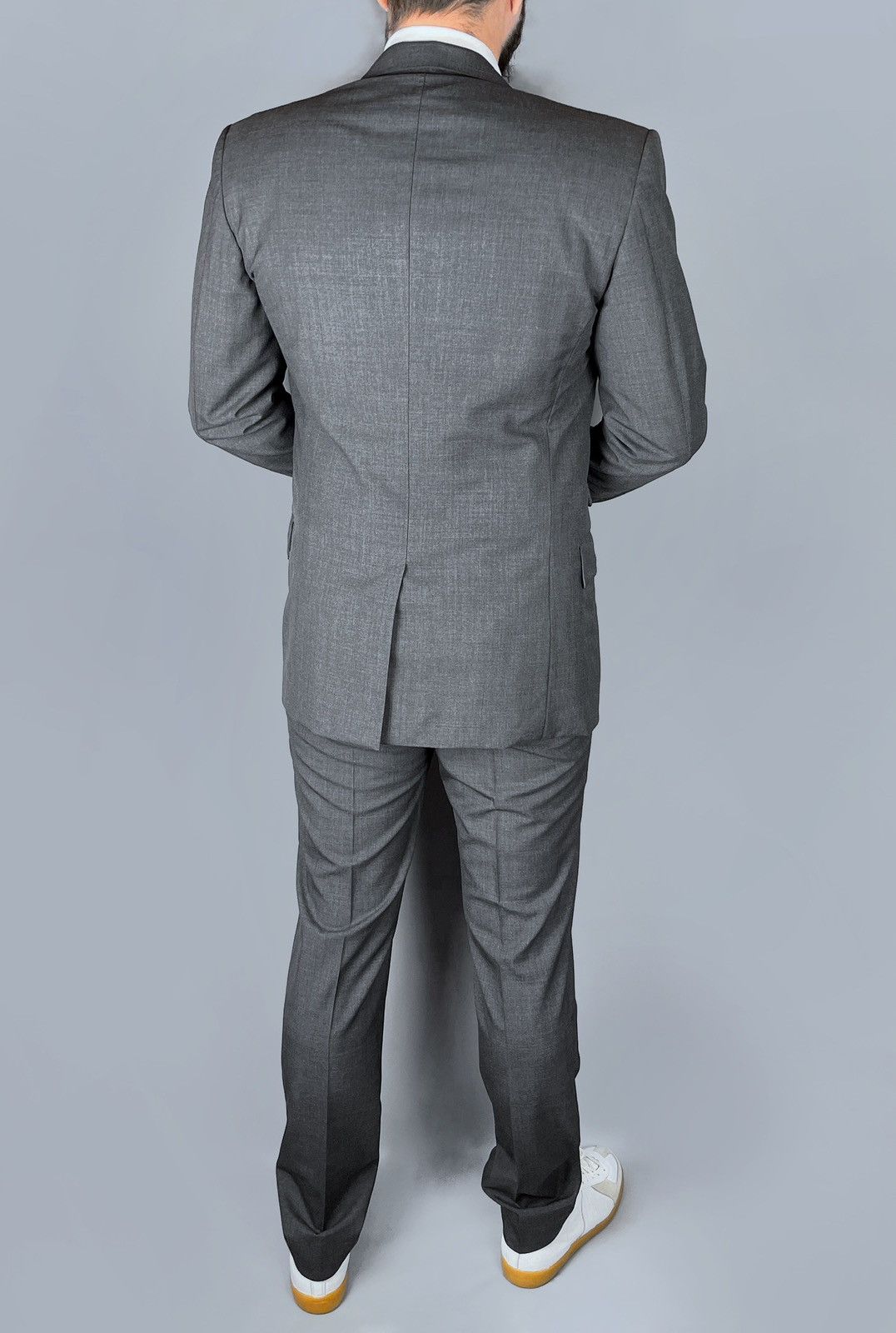 TOM FORD Base F 100% Wool Solid Suit Jacket Pants Size 48R