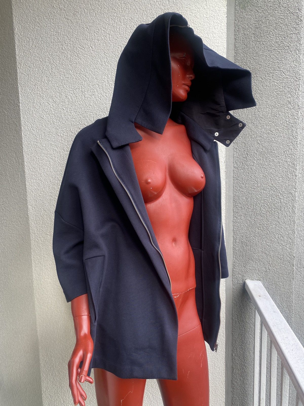 Cos COS Scuba Cape Jacket with Detachable Hood Size S / US 4 / IT 40 - 11 Thumbnail