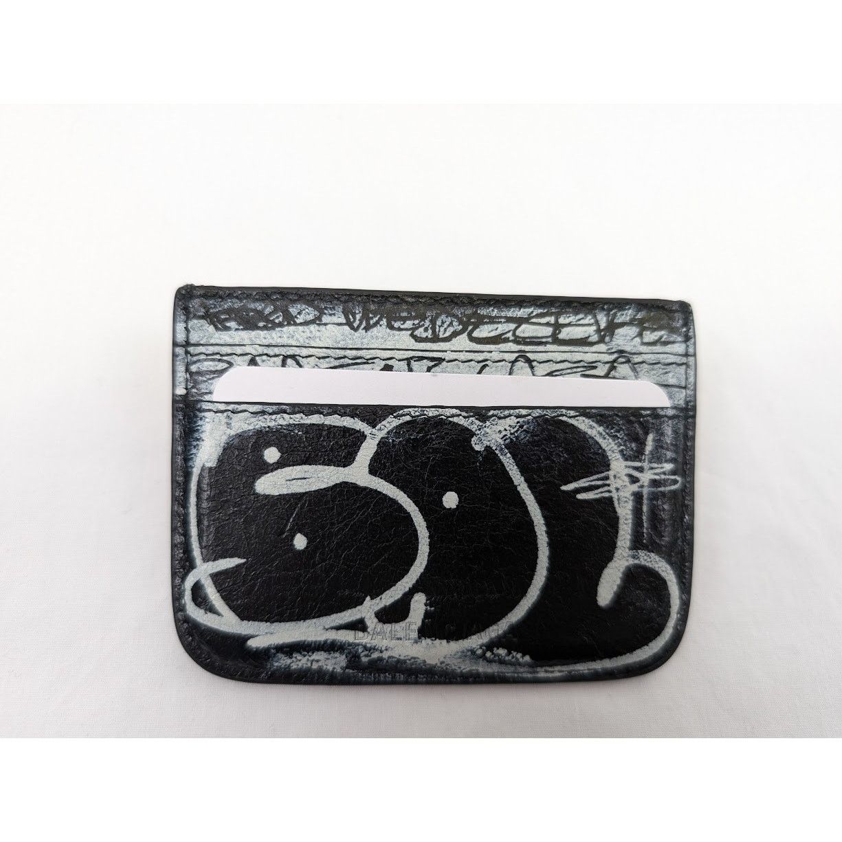 Balenciaga o1rshd1 Q:3 / Size:OS/Arena Lamb Graffiti Cagole Card Holder Size ONE SIZE - 9 Thumbnail