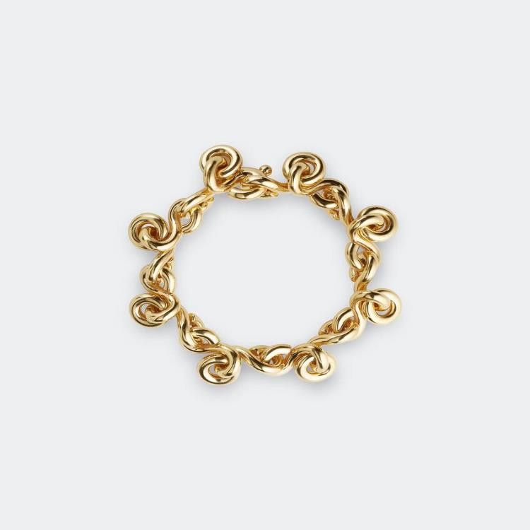Bottega Veneta o1bcso1str0725 Size: M / Loop Bracelet in Gold Size ONE SIZE - 1 Preview