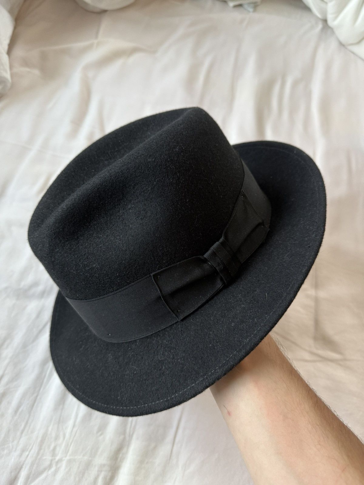 Stetson Stetson Black Fedora Size ONE SIZE - 1 Thumbnail