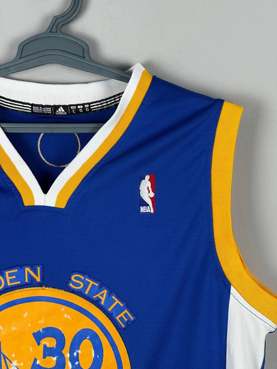 Adidas Golden State Warriors 30 Curry Adidas NBA Jersey Large Size US L / EU 52-54 / 3 - 6 Thumbnail