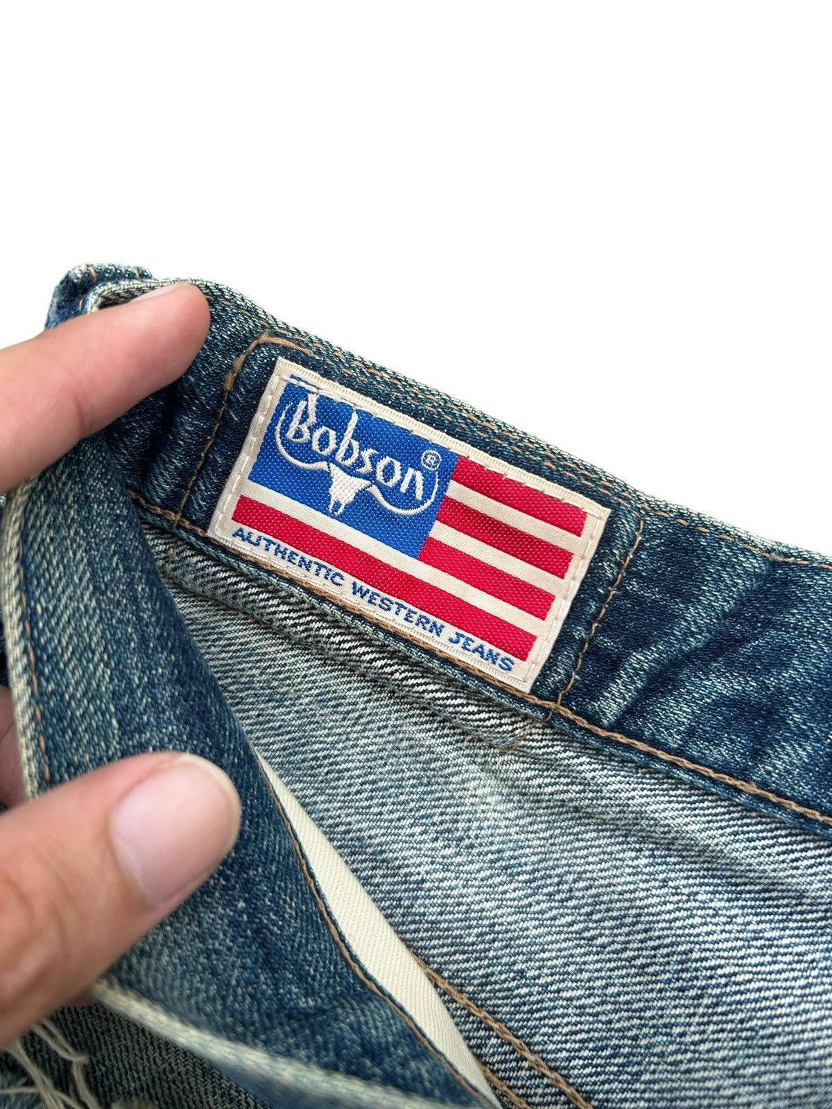 Kapital Thrashed Vintage Bobson Selvedge Denim Jeans Size US 31 - 6 Thumbnail