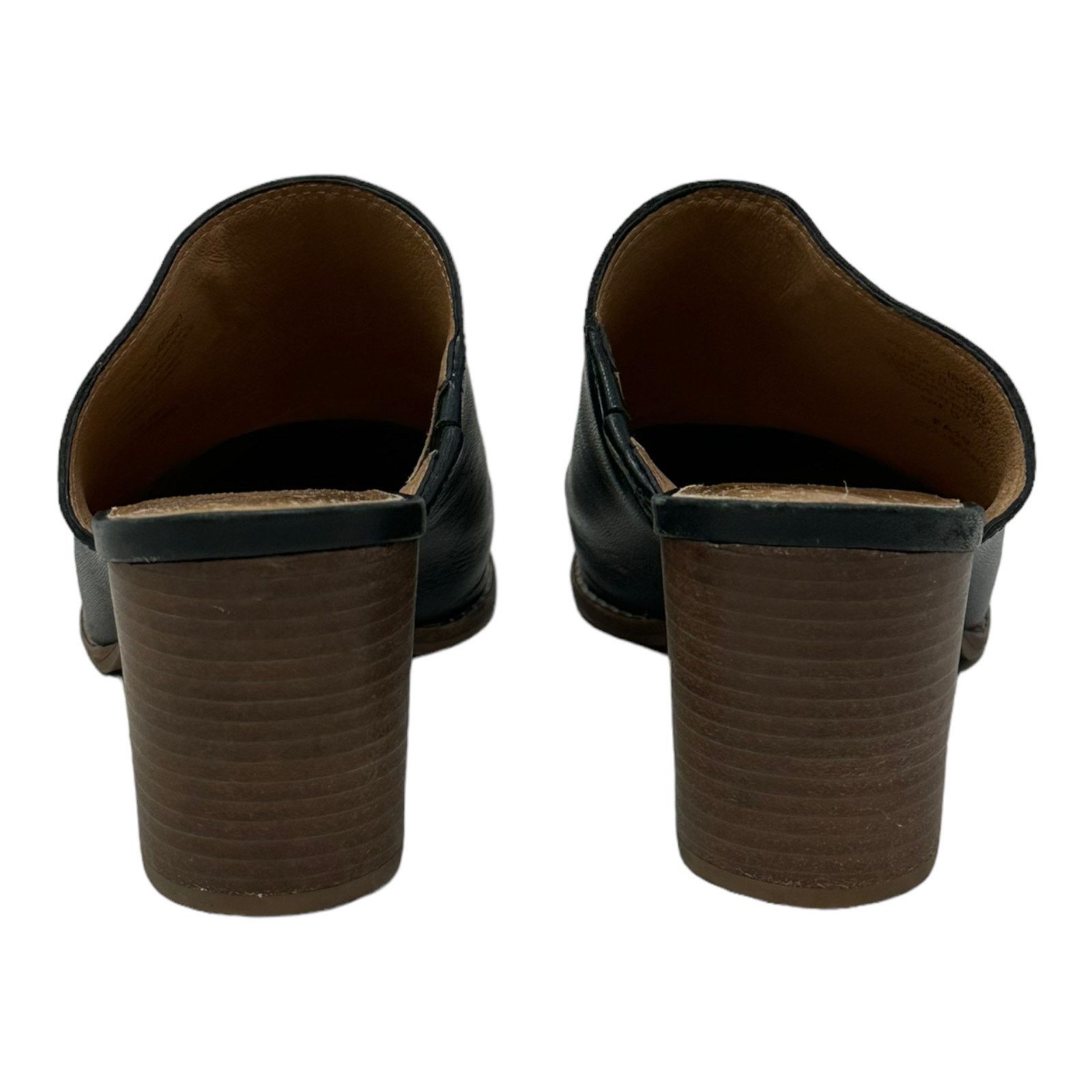 Madewell Madewell black leather block heels mule shoes size 9 Size US 9 / IT 39 - 10 Thumbnail