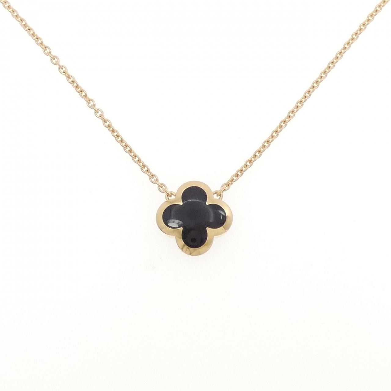Van Cleef & Arpels Van Cleef & Arpels Van Cleef & Arpels Pure Alhambra Au750 Onyx Necklace Precious Metal Necklace VCARB13900 DUTY FREE for USA Size ONE SIZE - 1 Thumbnail