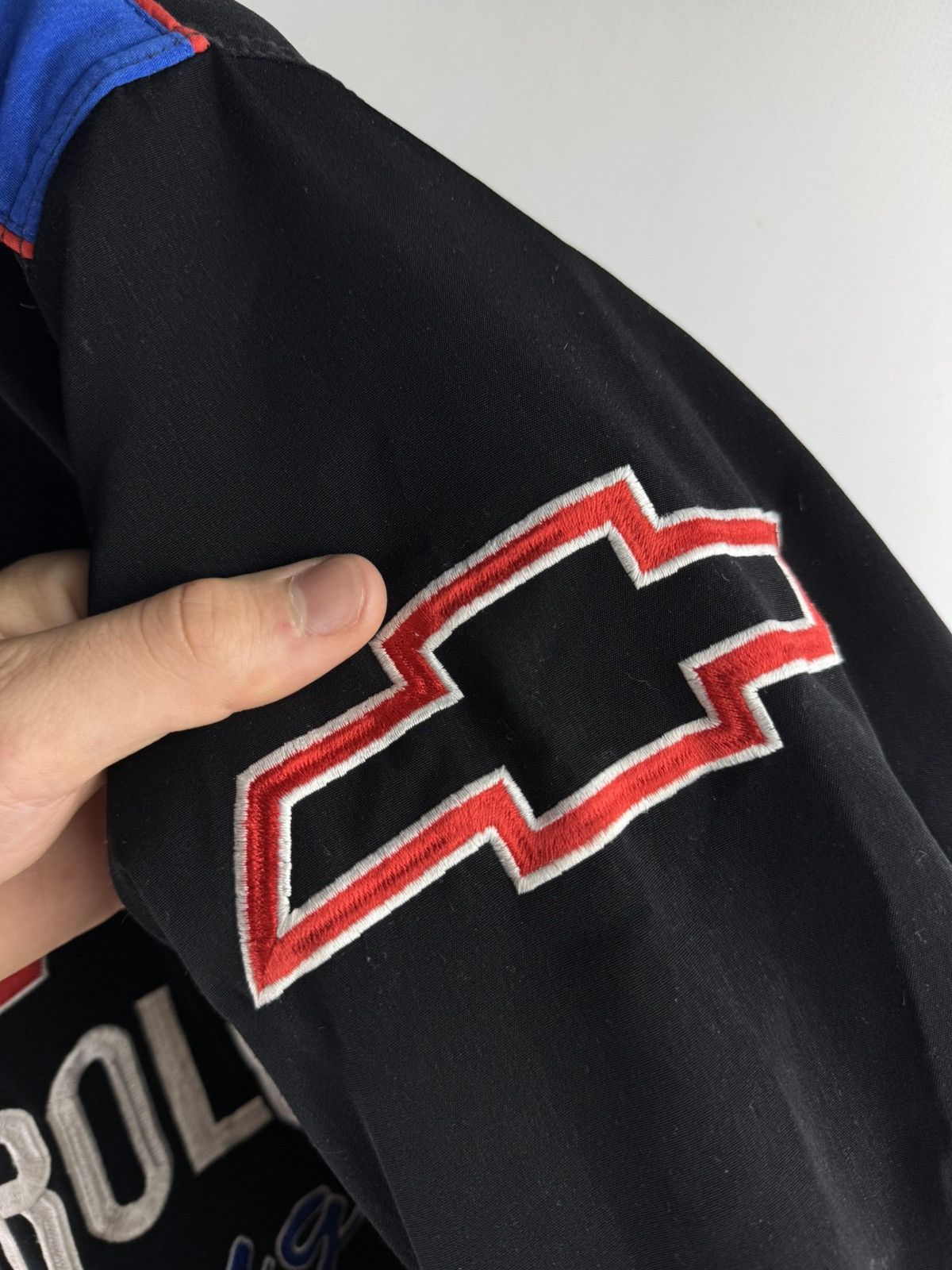 Chevrolet Vintage 90s Chevrolet Racing Bomber Zipper Jacket NASCAR Size US L / EU 52-54 / 3 - 5 Thumbnail