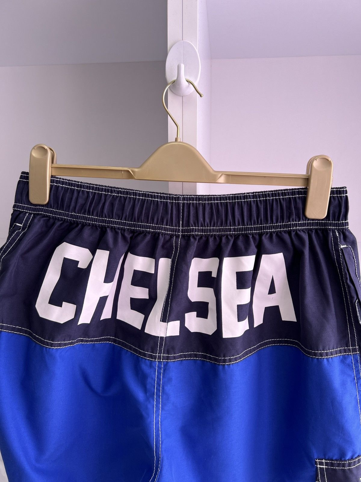 Chelsea Soccer × Vintage Vintage Chelsea Rare Shorts Size US 33 - 16 Thumbnail