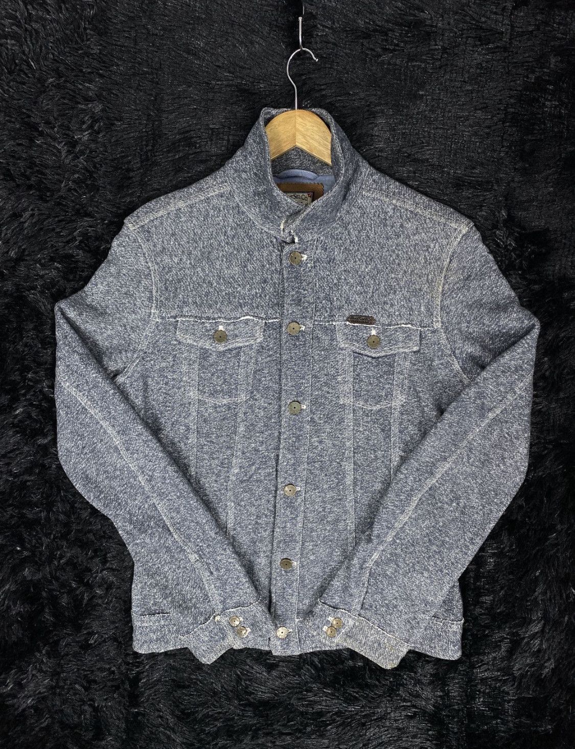 Diesel Vintage Diesel - Co Button Chambray Shirt Jacket K0125 Size US M / EU 48-50 / 2 - 5 Thumbnail