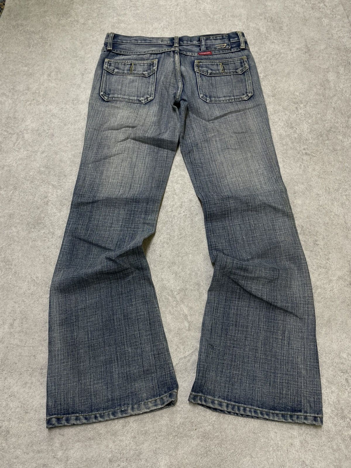 If Six Was Nine Diesel Ifsixwasnine Style Flare Denim Rockstar Grail LGB Size US 29 - 7 Thumbnail
