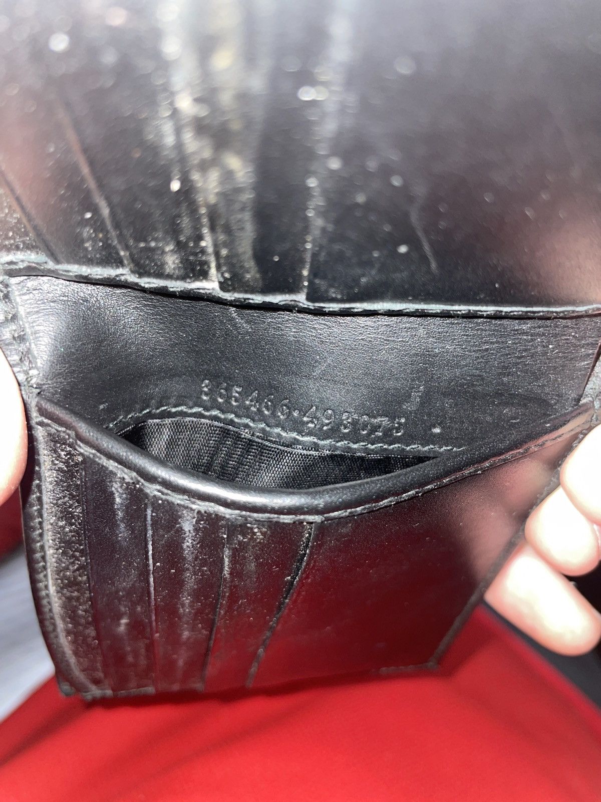 Gucci Leather Signature Monogram Bifold Wallet Size ONE SIZE - 6 Thumbnail