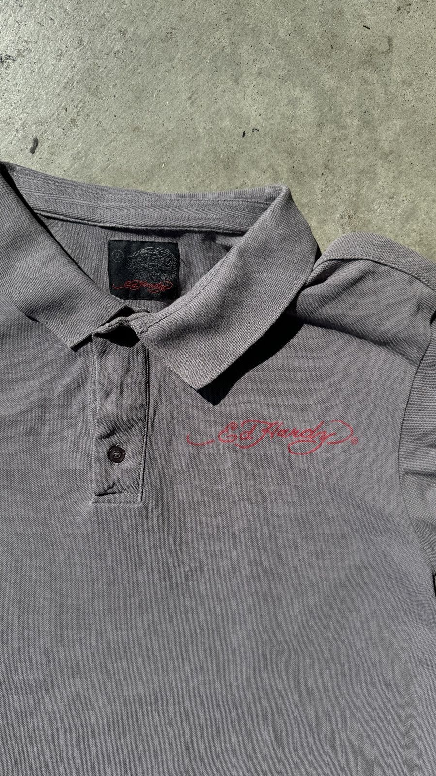 Ed Hardy Ed Hardy Rhinestone Vulture Polo Size US M / EU 48-50 / 2 - 5 Thumbnail