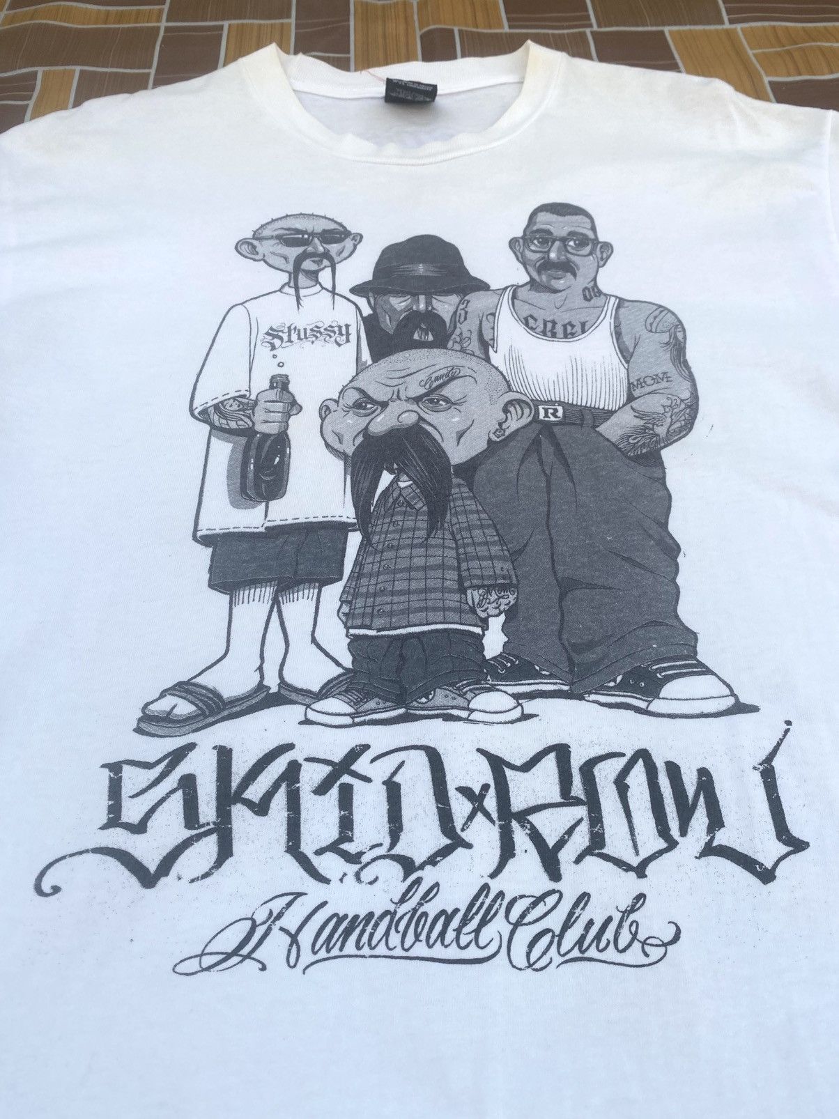 Band Tees × Designer × Stussy Stussy x skidrow x mrcartoon tee Size US L / EU 52-54 / 3 - 2 Thumbnail
