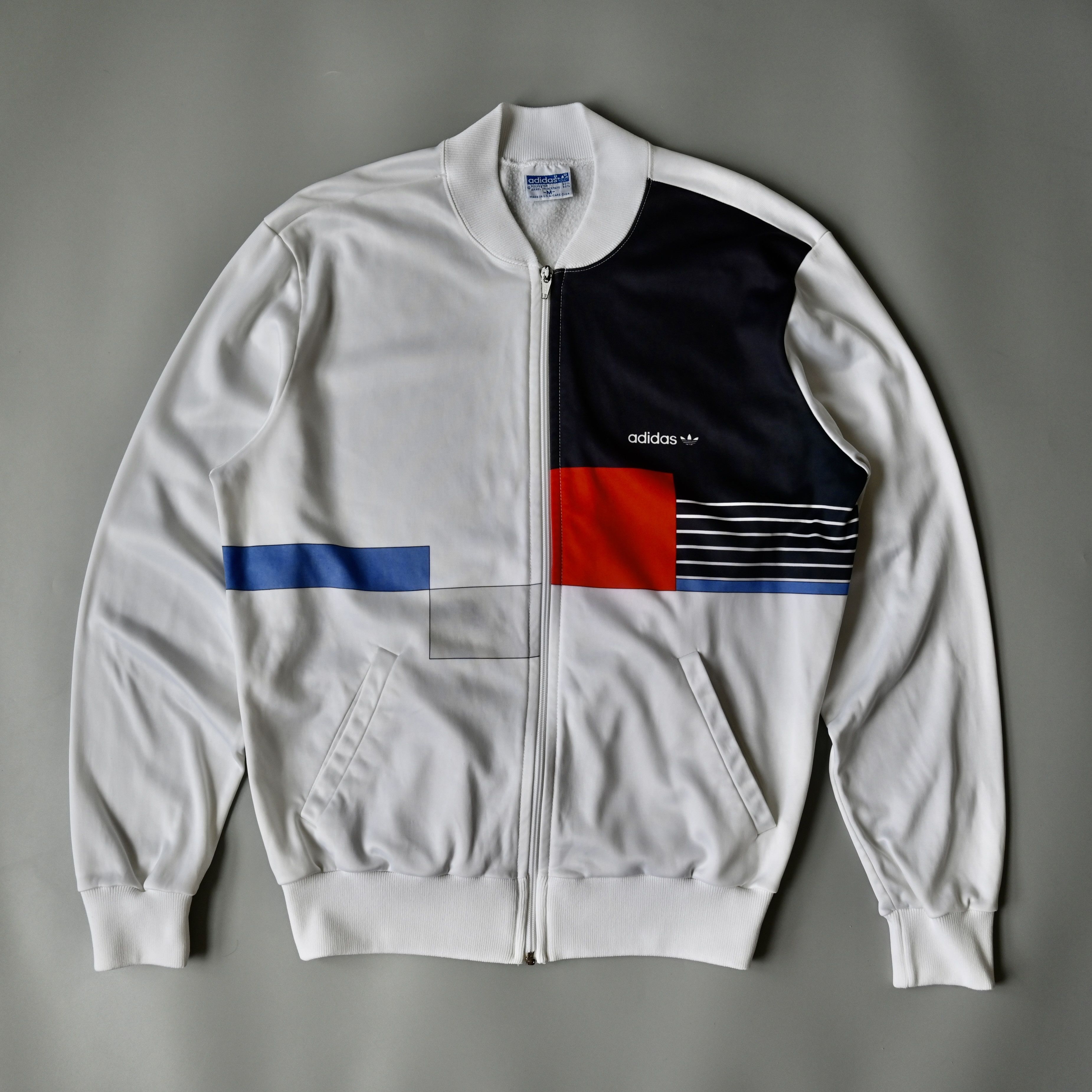 Adidas Vintage 80's Adidas x Ivan Lendl track jacket made in USA Size US M / EU 48-50 / 2 - 2 Thumbnail
