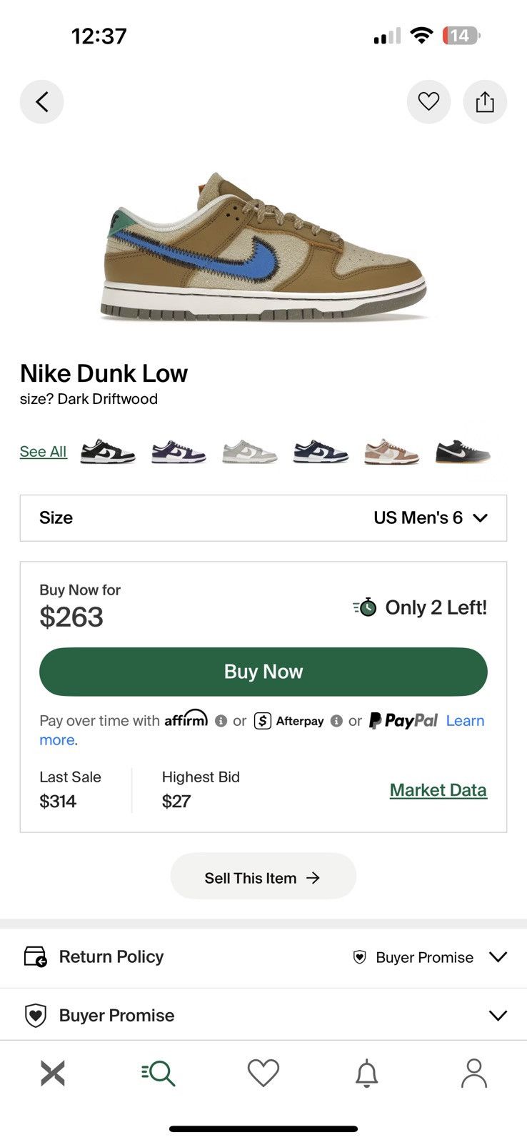 Nike Nike Dunk Low “size?” Size US 6 / EU 39 - 8 Thumbnail
