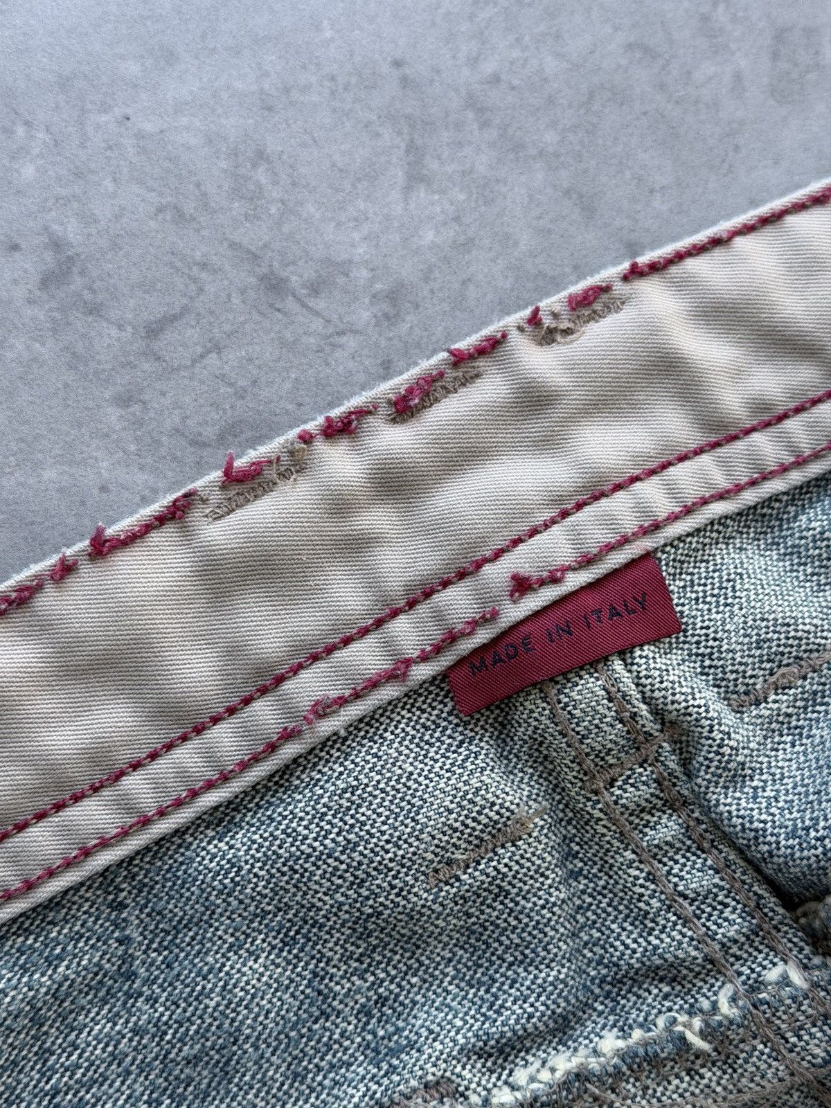 Marithe + Francois Girbaud Archive 00s Marithe + Francois Girbaud Washed Denim Jeans Size US 31 - 13 Thumbnail