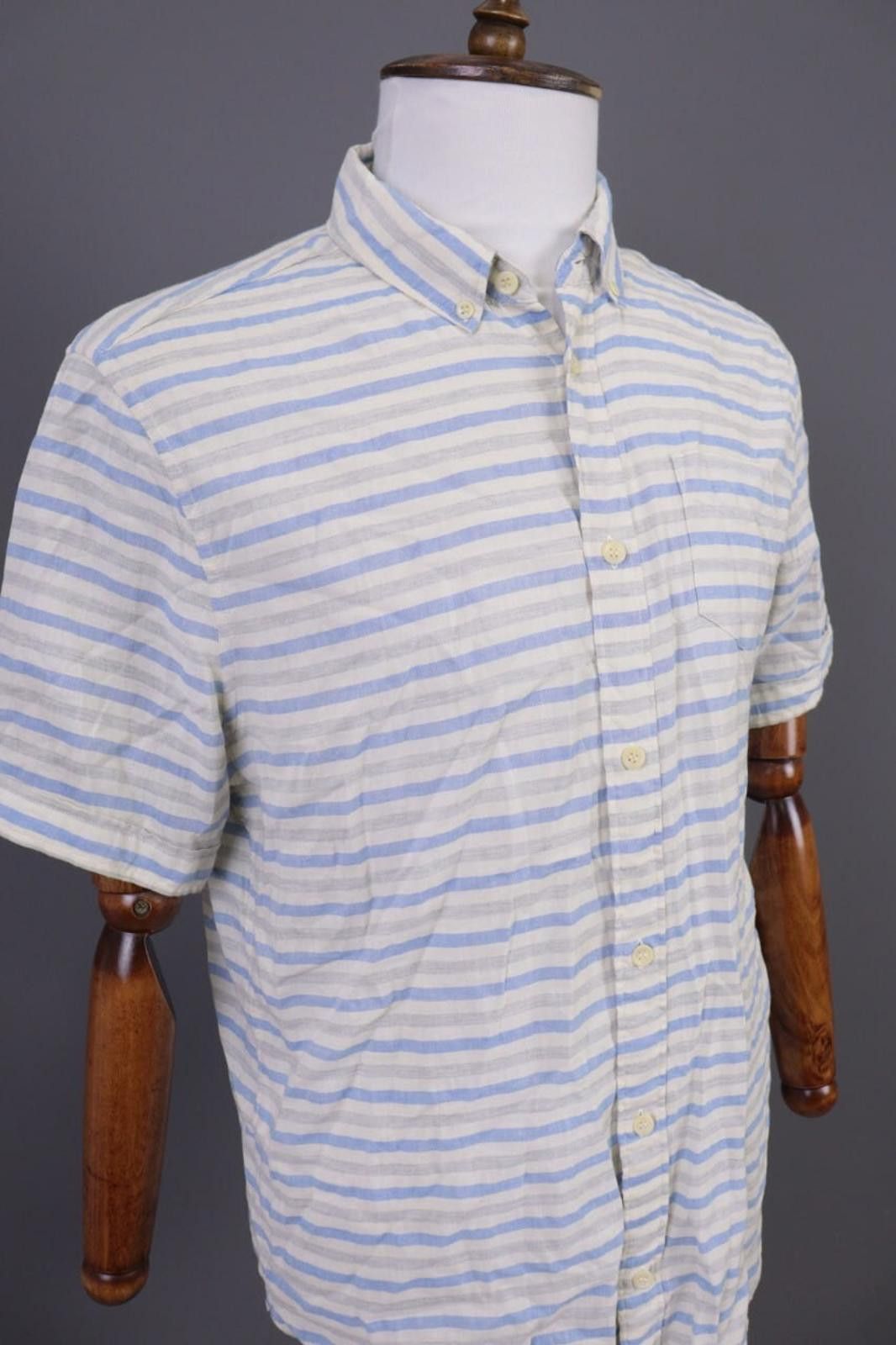 Allsaints AllSaints Multicolor Striped Button Down Shirt Size L Size US L / EU 52-54 / 3 - 6 Thumbnail