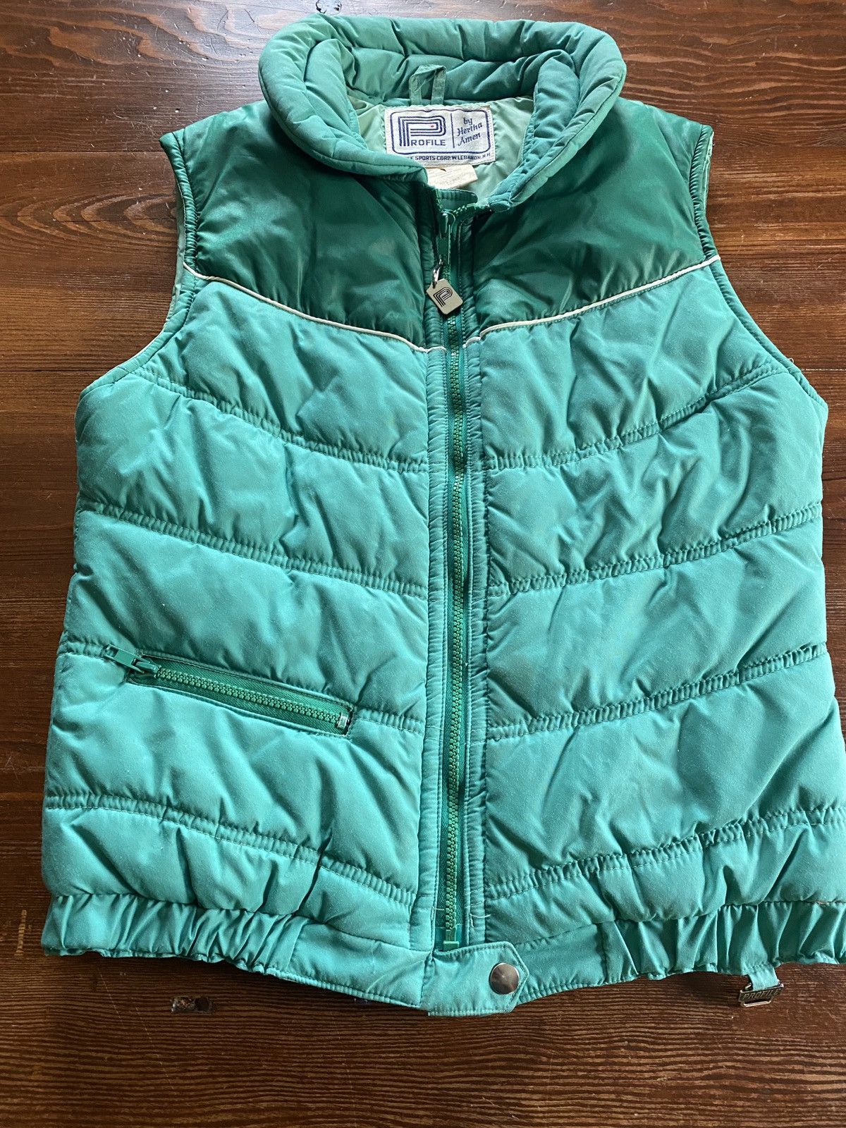 Vintage Vintage 80’s Profile Teal Women’s Ski Vest Size S / US 4 / IT 40 - 2 Thumbnail