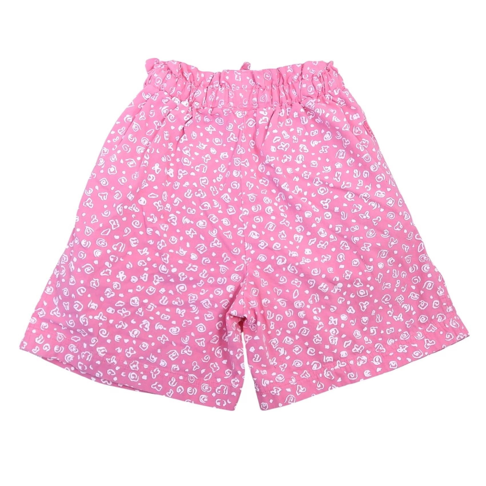 Pinko VINTAGE Greenline Sport Shorts Pink White Floral S Women 80s Size 28" / US 6 / IT 42 - 3 Thumbnail