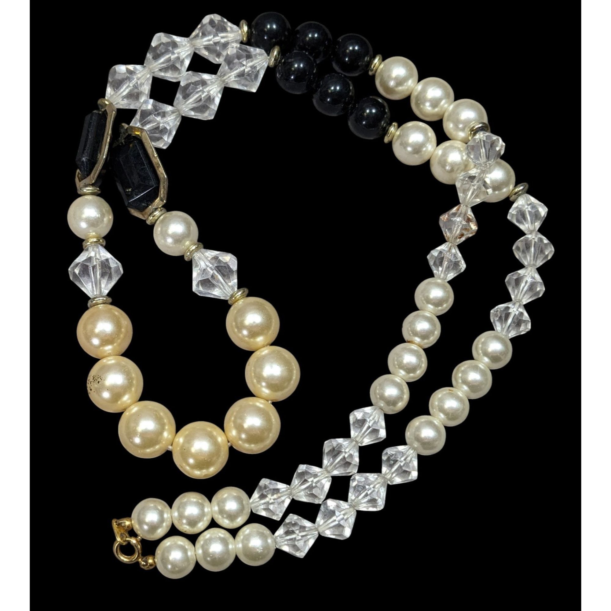 Other Elegant Glam Faux Pearl And Gem Beaded Necklace Size ONE SIZE - 1 Thumbnail