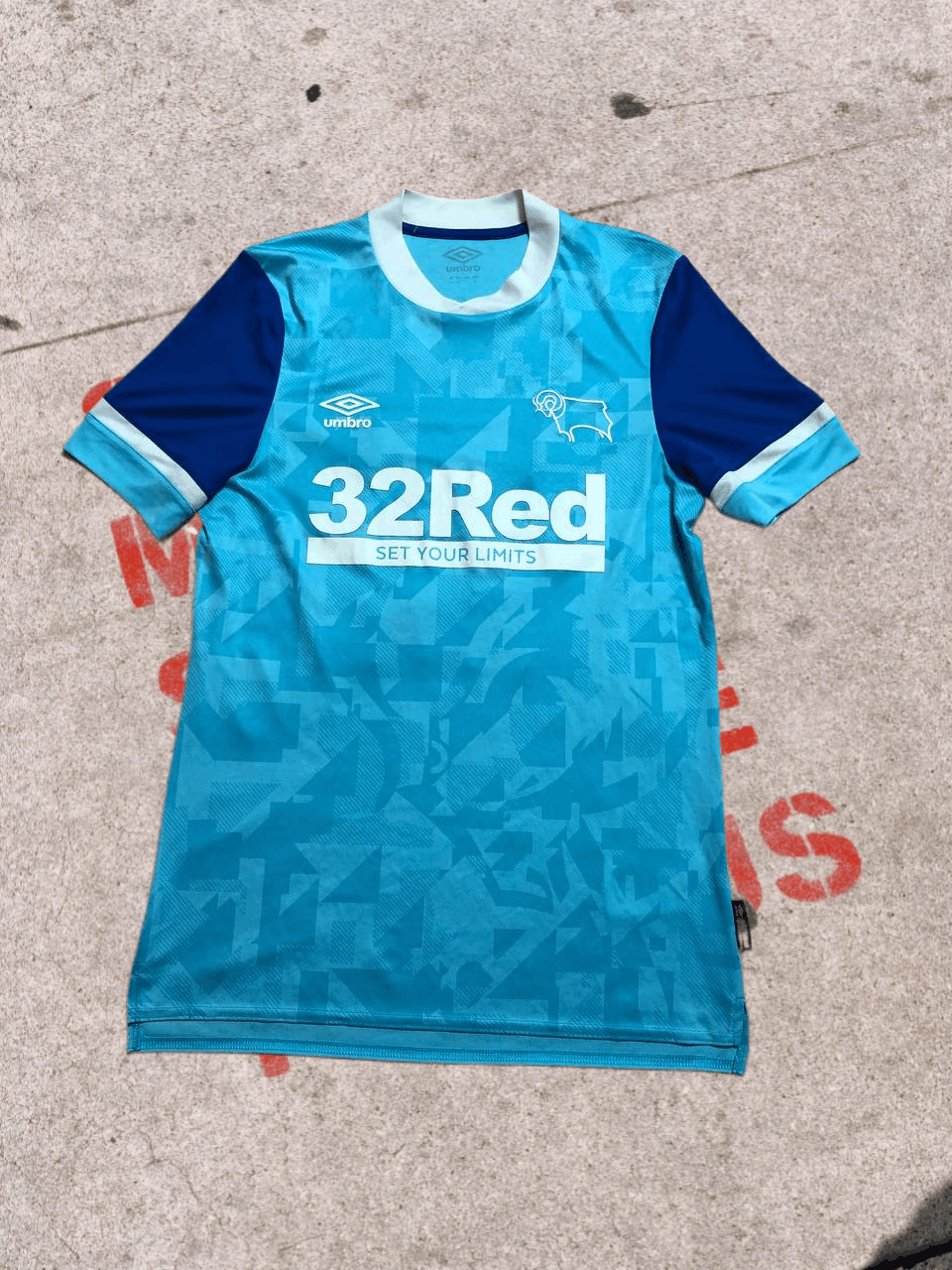 UMBRO Derby County Men's Away Shirt SPORTWEAR