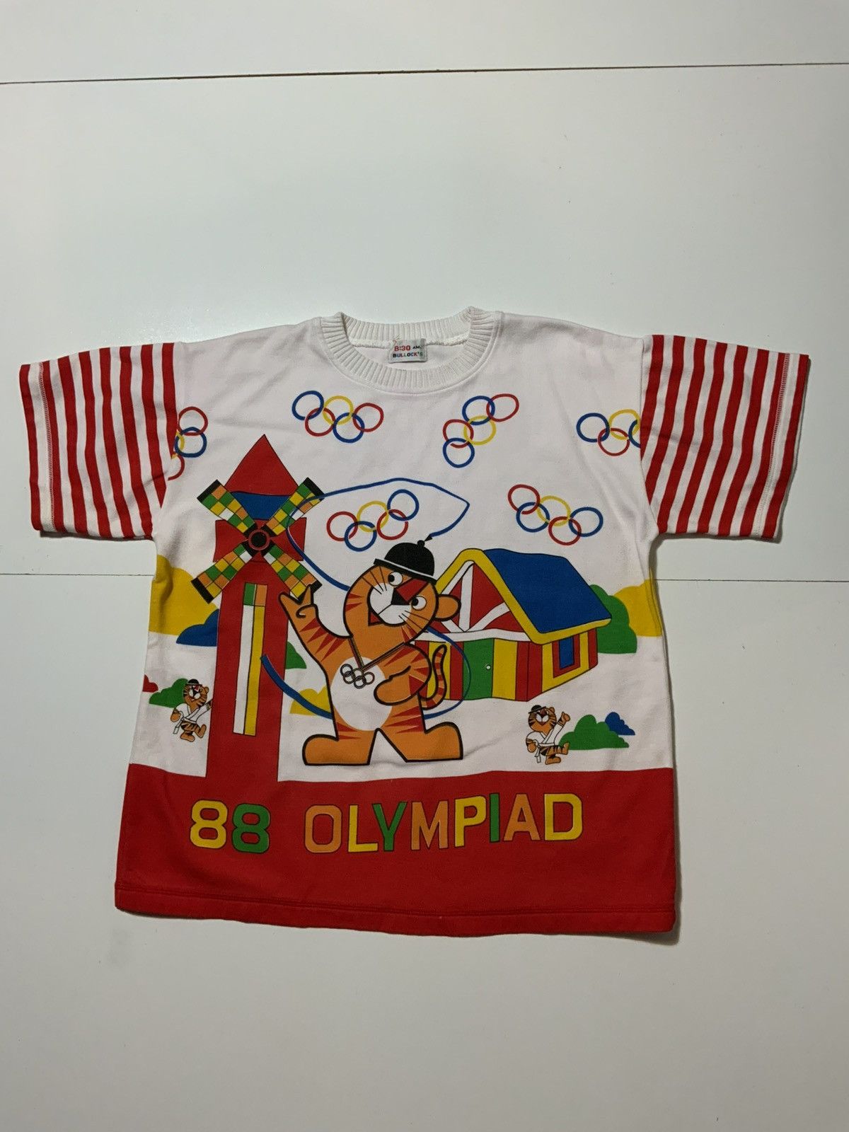 Vintage Vintage 80s 8:30 AM Bullocks 1988 Olympics AOP Sweatshirt Size US M / EU 48-50 / 2 - 1 Thumbnail