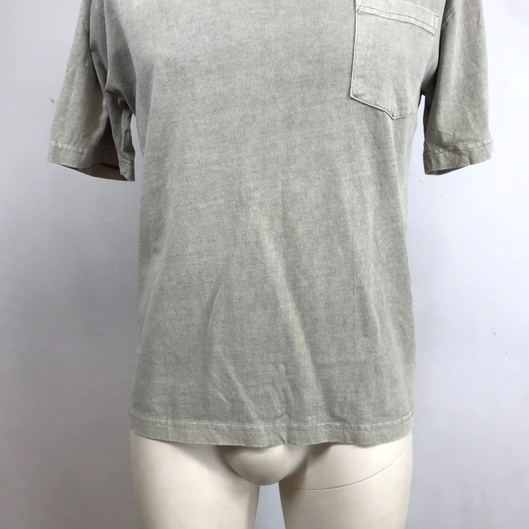 Vintage RB Sage Green Garment Dyed Pocket T-Shirt Short Sleeve Cotton RB020419SB Small Mens Small Mercy Green Shirt Size US S / EU 44-46 / 1 - 3 Thumbnail