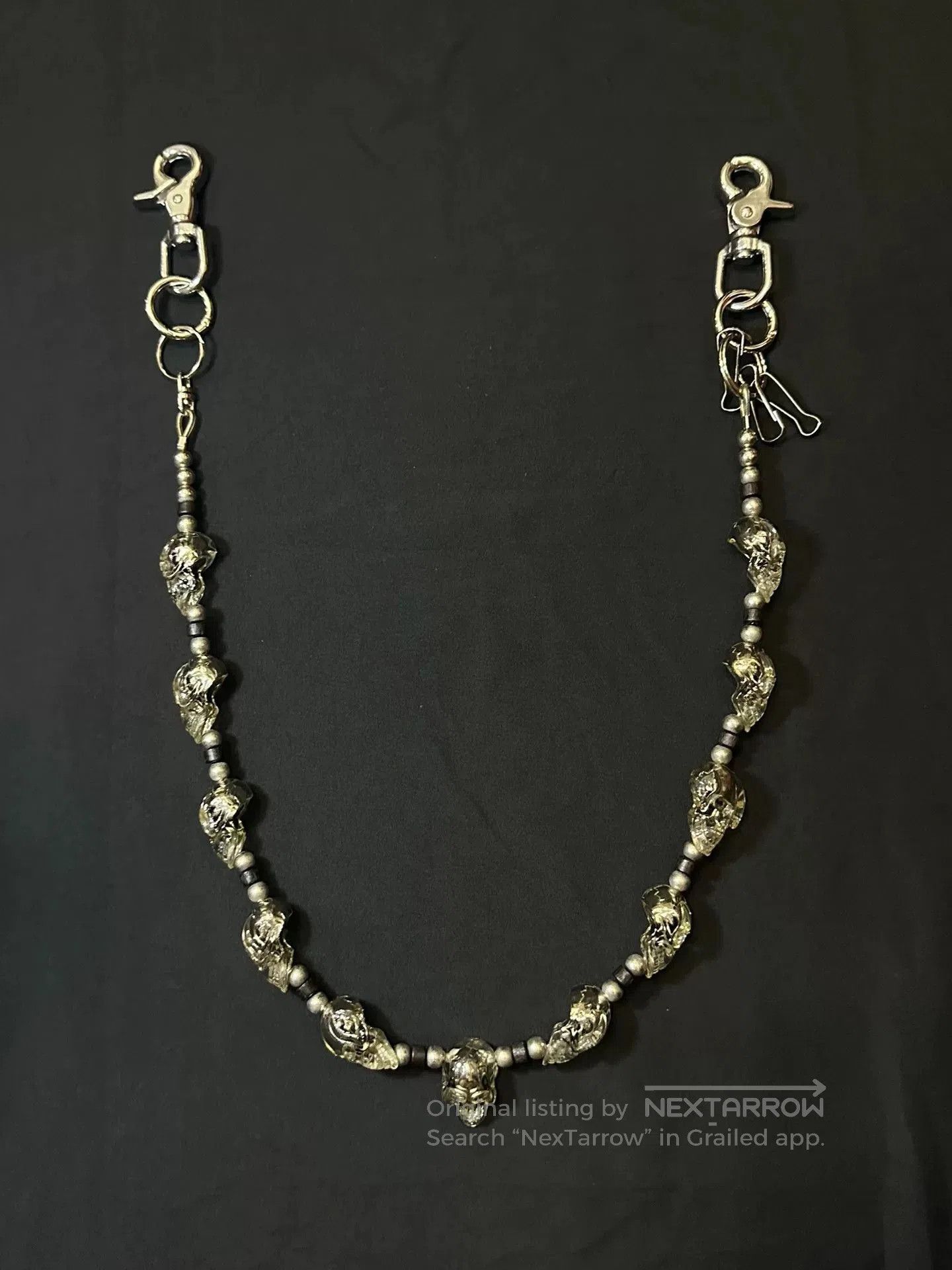 Vintage Vintage 90s Metal Skull Pants Chain. Size ONE SIZE - 8 Thumbnail