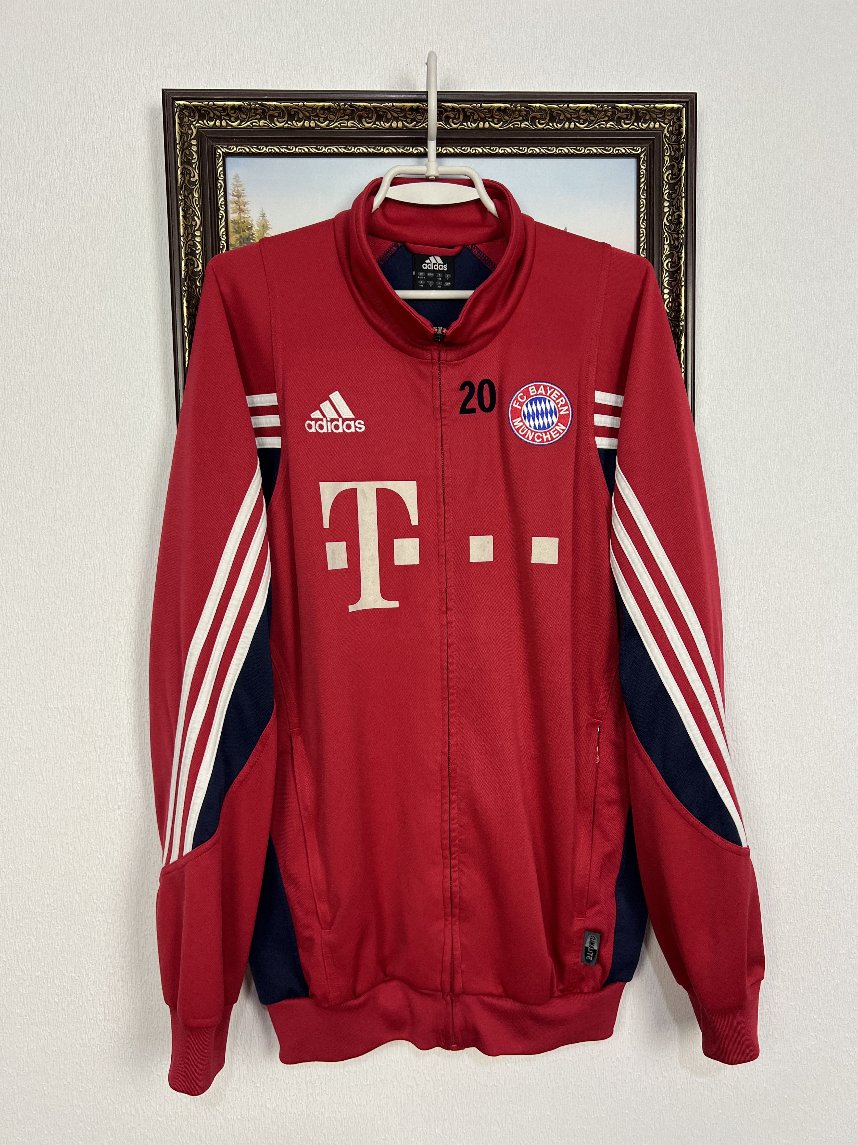Adidas Vintage Bayern Munich Player Issue Football Jacket Track Top Size US L / EU 52-54 / 3 - 1 Thumbnail