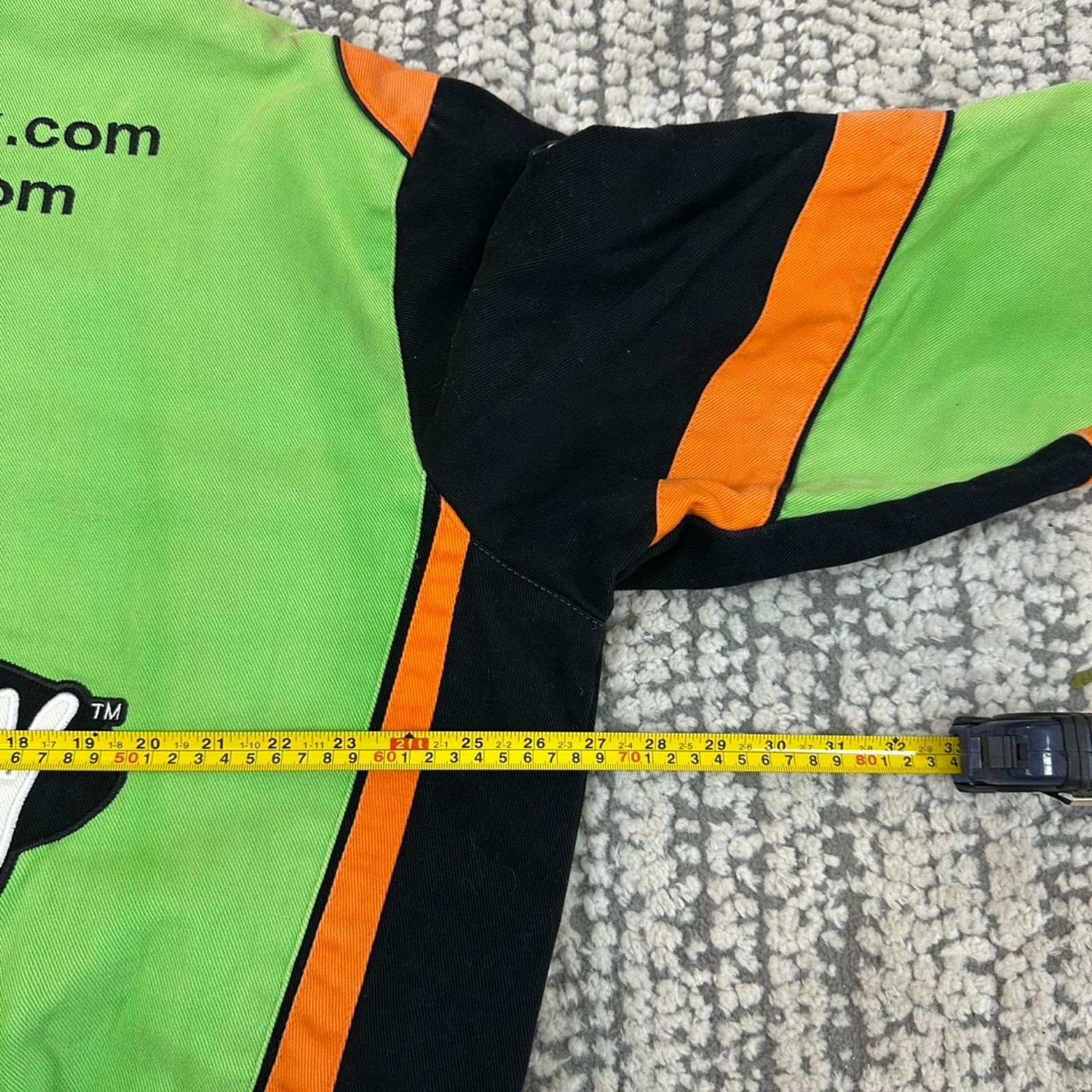 NASCAR × Vintage Vintage Jeff Hamilton Go Daddy Nascar Jacket Size US XL / EU 56 / 4 - 6 Thumbnail