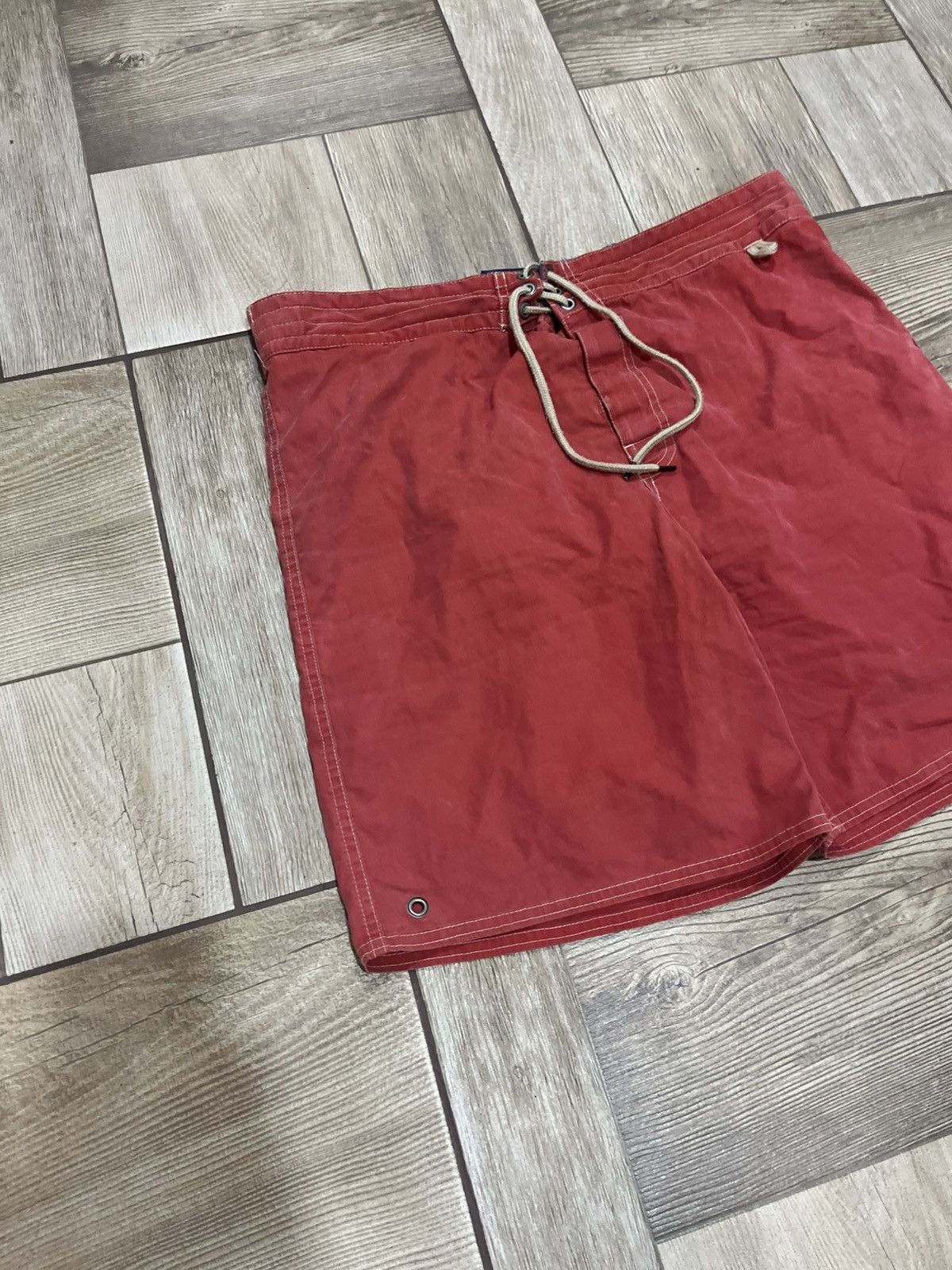 Polo Ralph Lauren Ralph Lauren Big Pony Swim Shorts – Red/Navy Size US 33 - 4 Thumbnail