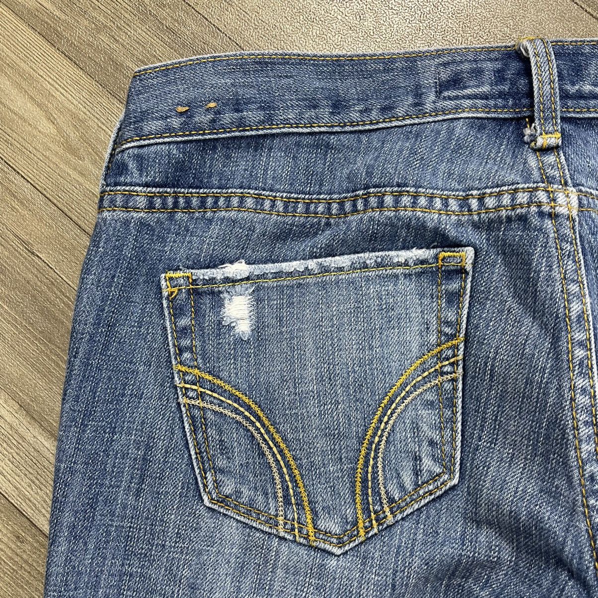Le Grande Bleu (L.G.B.) Crazy🔥 Hollister Distressed Bootcut Flared Jeans Lgb Style Size US 30 / EU 46 - 20 Thumbnail