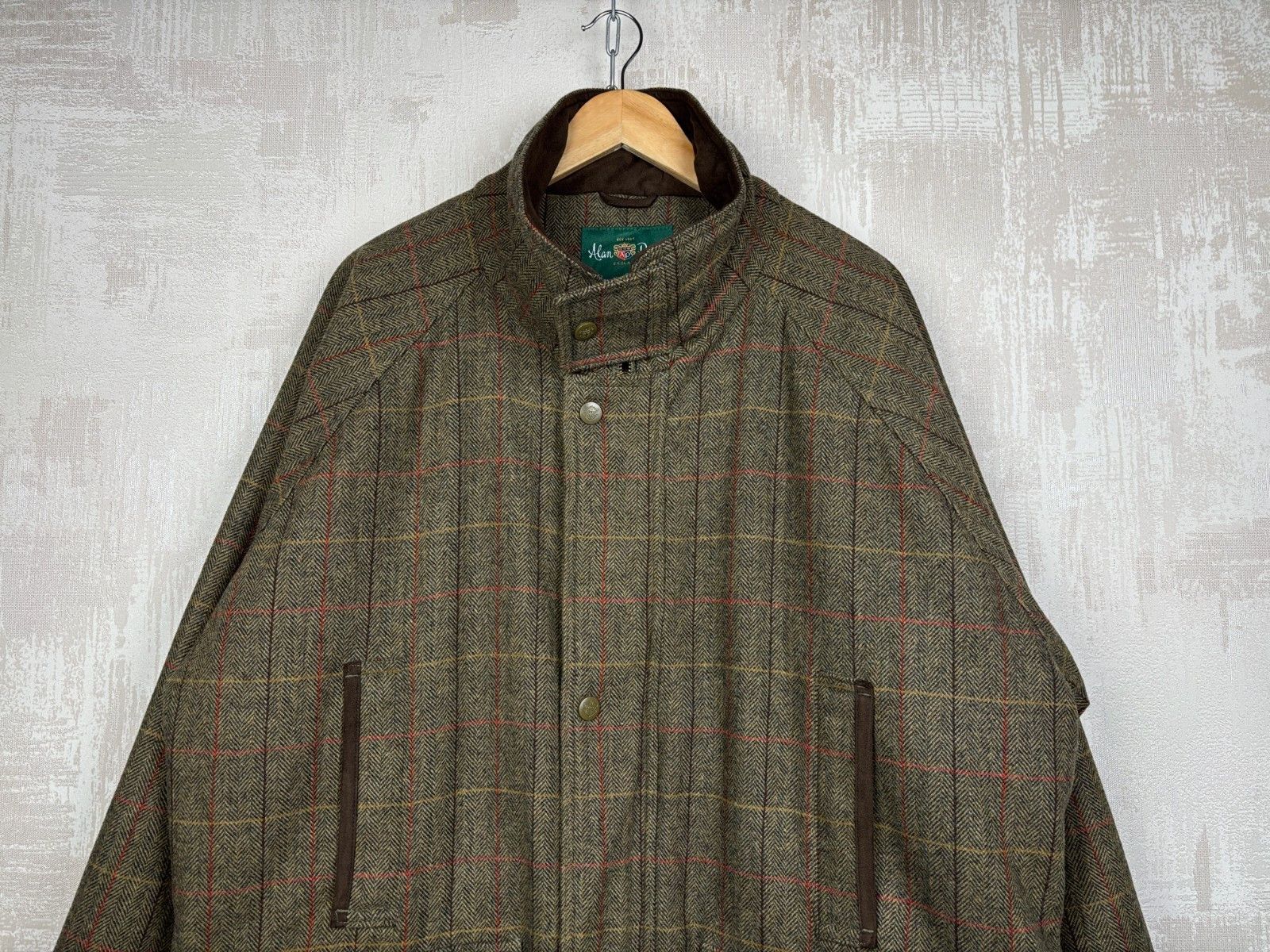 Alan Paine Alan Paine 3XL Country Collection Check Wool Field Coat Size US XXL / EU 58 / 5 - 3 Thumbnail