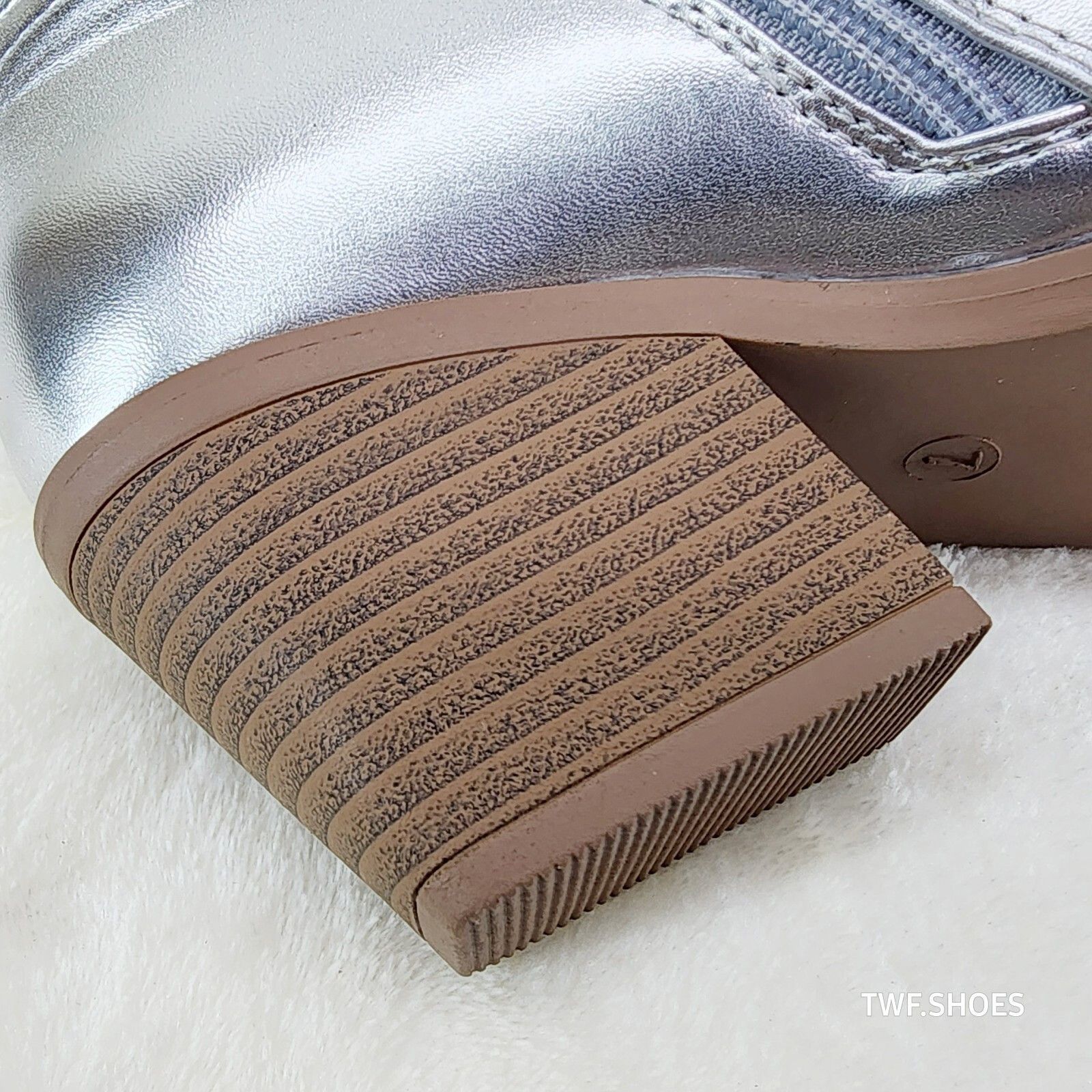 Other Country Disco Cowboy Metallic Silver Western Cowgirl OTK Thi Size US 9 / IT 39 - 6 Thumbnail