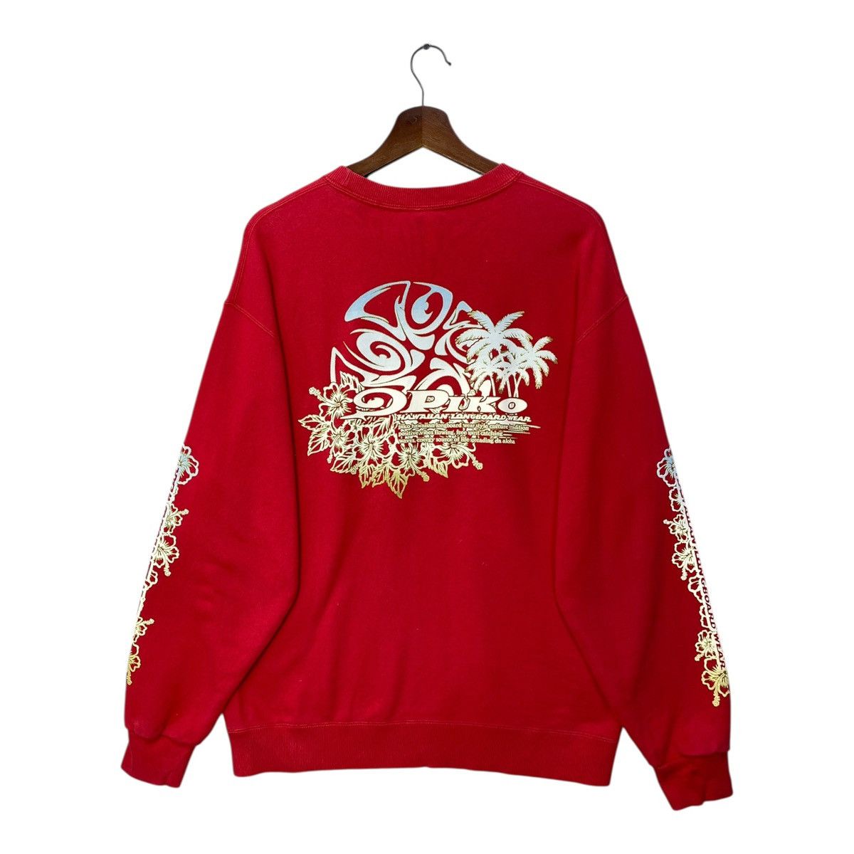 Sun Surf Piko Hawaiian Longboard Wear Sweatshirt Crewneck Size L Size US L / EU 52-54 / 3 - 5 Thumbnail