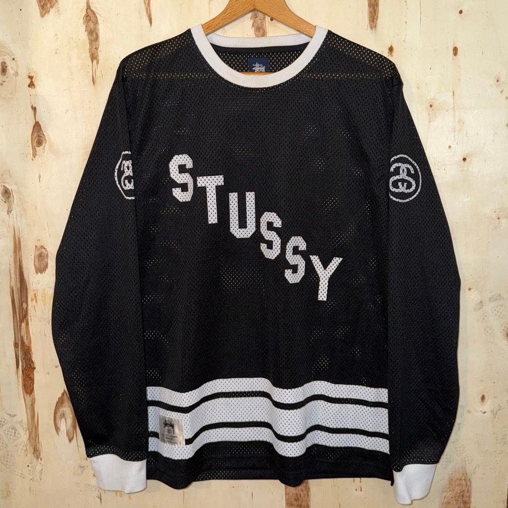 Stussy Stussy Y2K All City Champs Black Mesh Jersey Size Mens Large Size US L / EU 52-54 / 3 - 1 Thumbnail