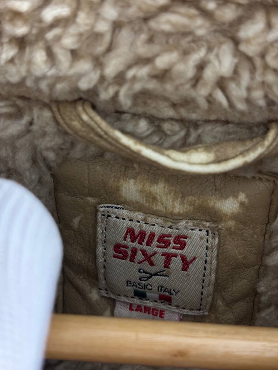 Miss Sixty Miss Sixty vintage Y2K faux fur washed Sherpa jacket Size L / US 10 / IT 46 - 8 Thumbnail